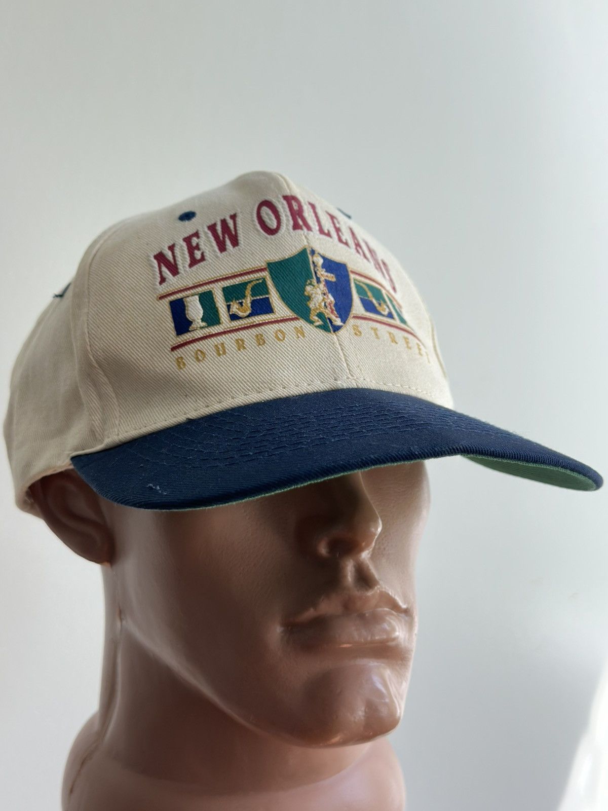 Vintage Vintage 90s New Orleans Bourbon Street Promo SnapBack Hat Size ONE SIZE - 3 Thumbnail