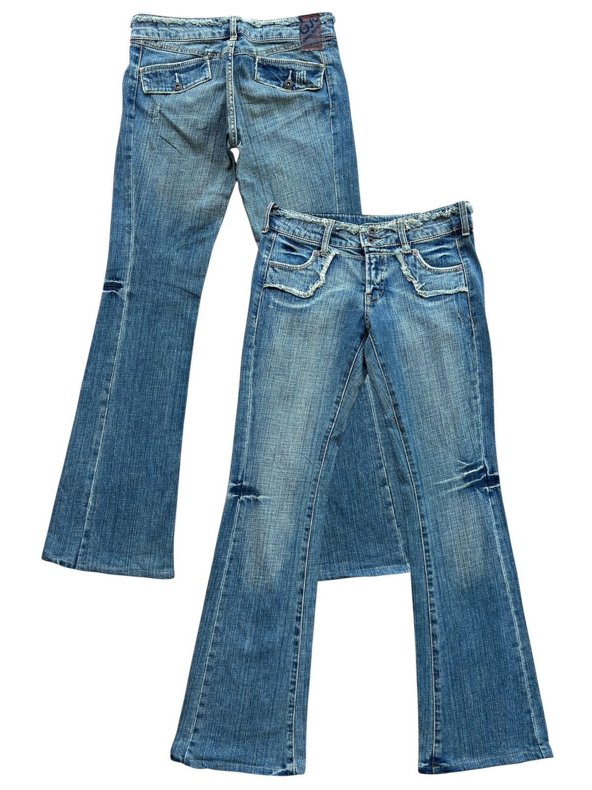 Japanese Brand Sweet Camel Lowrise Bootcut Flare Denim Jeans 30x32 Size 30" / US 8 / IT 44 - 1 Thumbnail