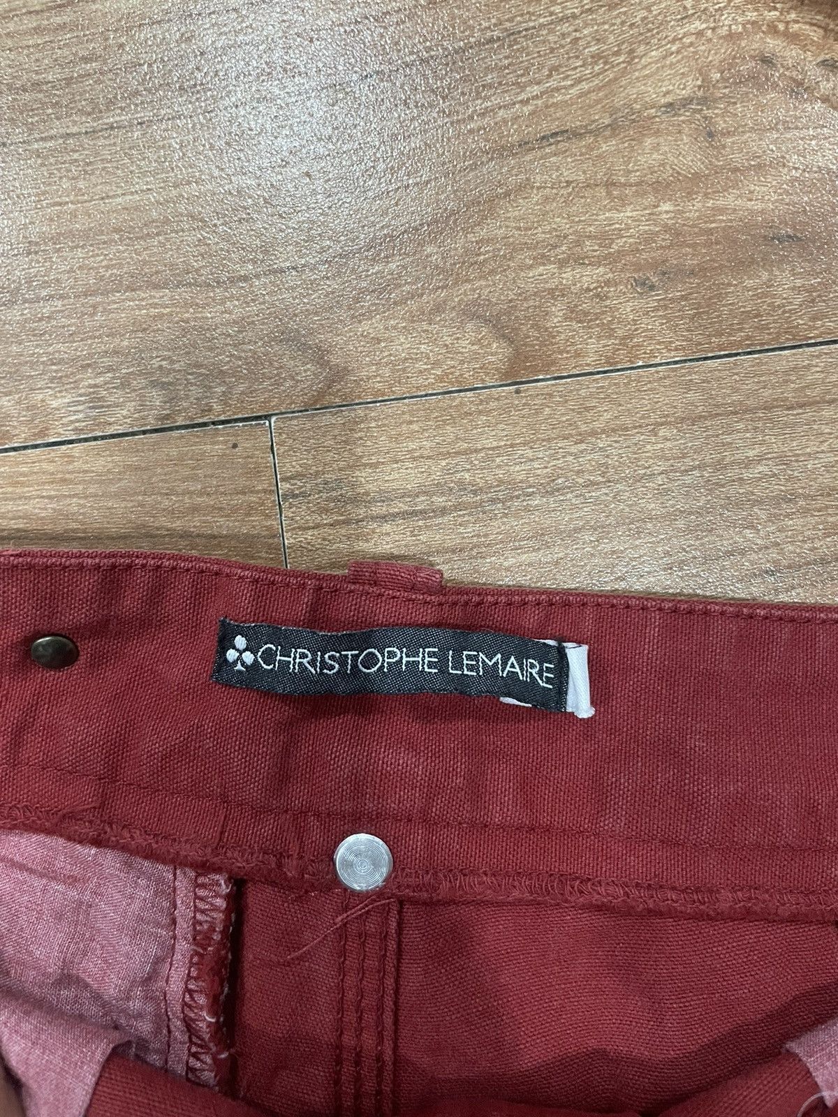 Christophe Lemaire Christophe Lemaire straight maroon pants Size 28" / US 6 / IT 42 - 4 Thumbnail