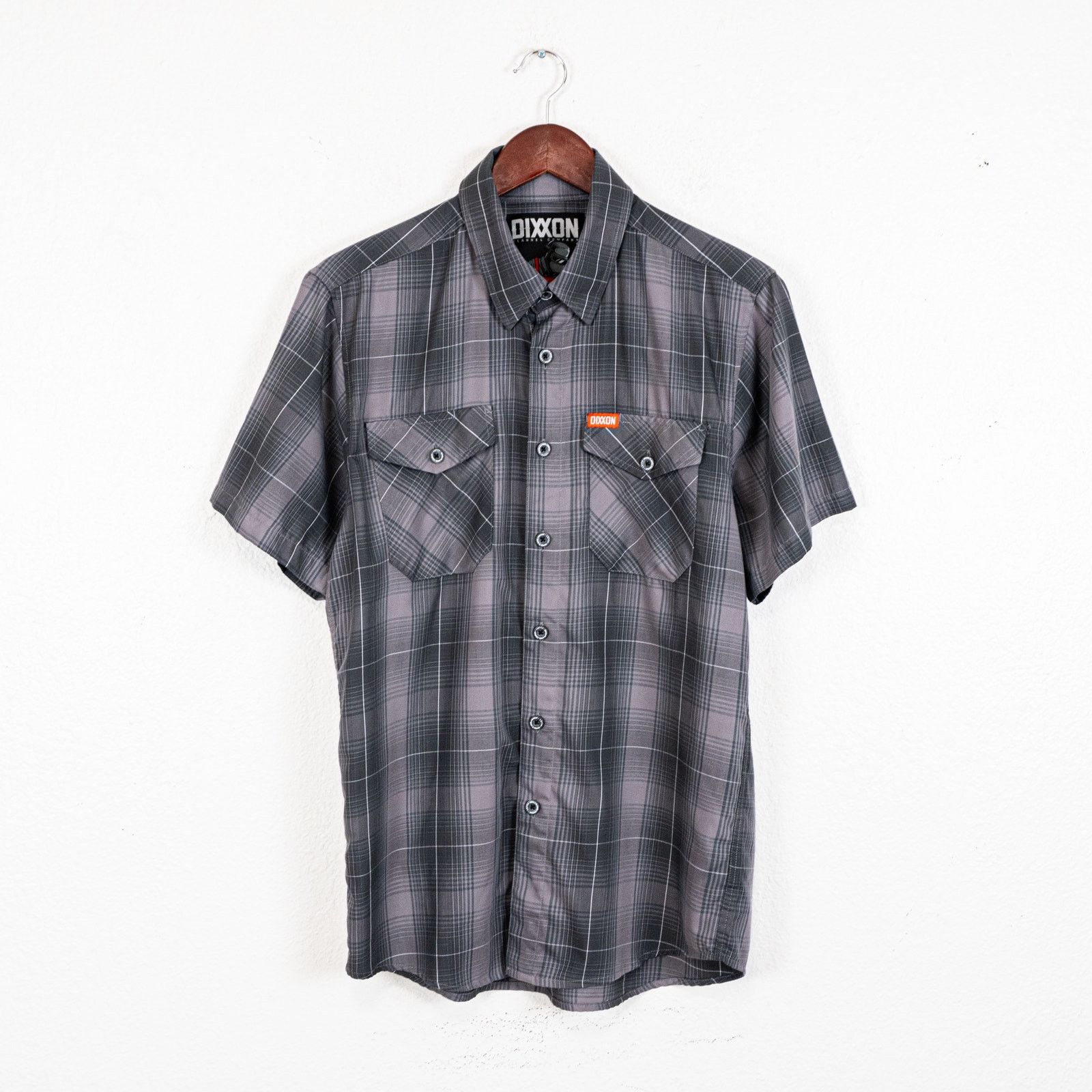 Dixxon Dixxon Flannel Company Alloy Bamboo Shirt Gray Plaid Size US S / EU 44-46 / 1 - 1 Thumbnail
