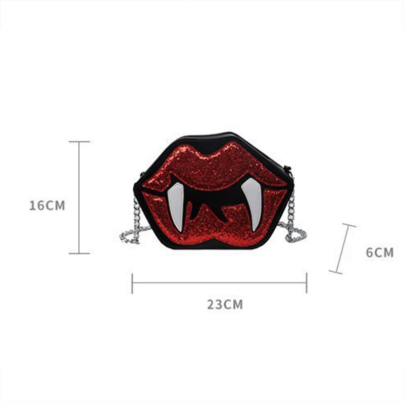 Japanese Brand × Vintage Cartoon Funny Lips Shoulder Crossbody Bag Size ONE SIZE - 5 Thumbnail
