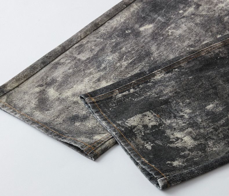 Japanese Brand × Jean High street splash ink male jeans Size US 31 - 9 Thumbnail
