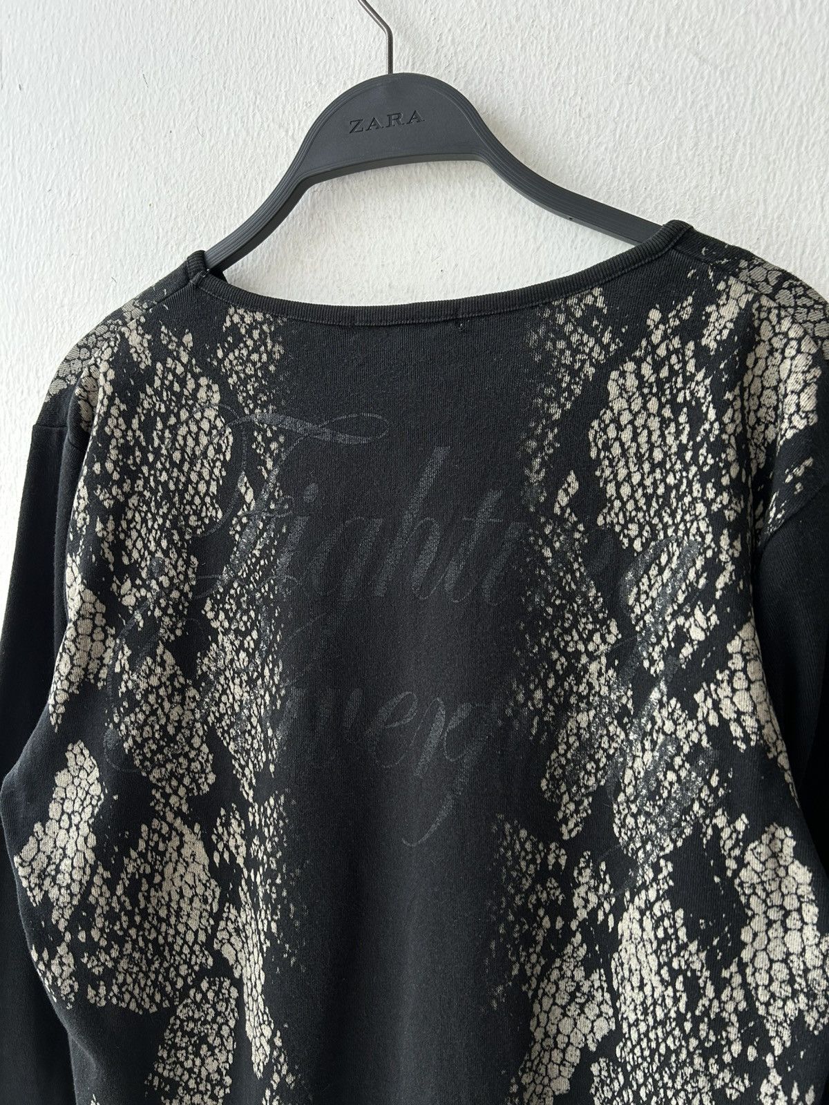 Japanese Brand Y2k Semantic Design Snake Full Print Long Sleeve Size US L / EU 52-54 / 3 - 9 Thumbnail