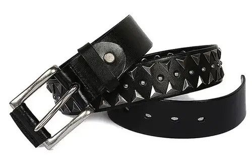 VIBE Heavy Metal Rivert Punk Belt Size ONE SIZE - 1 Thumbnail