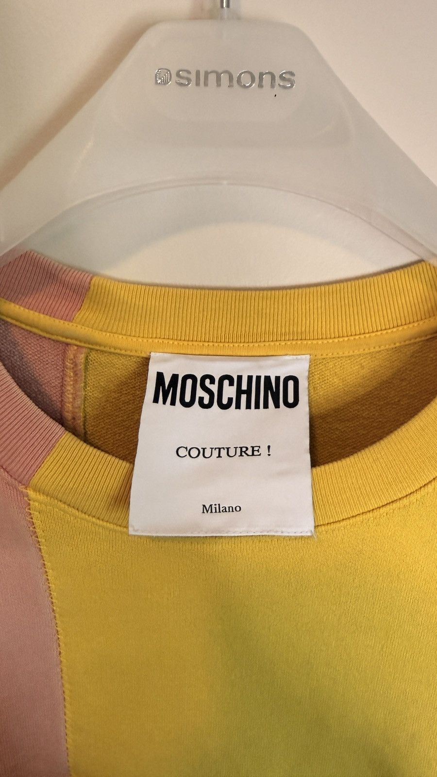 Moschino MOSCHINO Multicolor Geometric Logo Sweatshirt Size US L / EU 52-54 / 3 - 2 Thumbnail