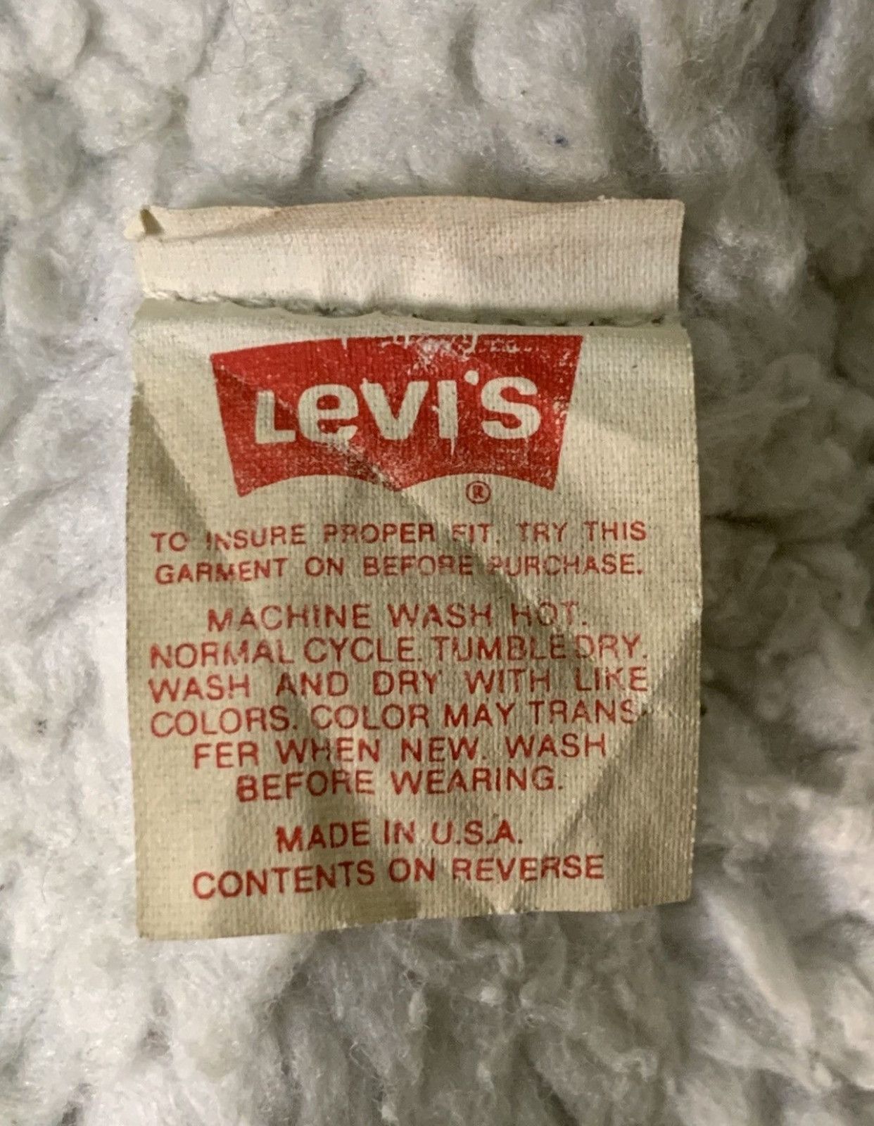 Levi's Vintage Clothing Rare Design Vintage Levi’s Sherpa Jackets Size US M / EU 48-50 / 2 - 5 Thumbnail