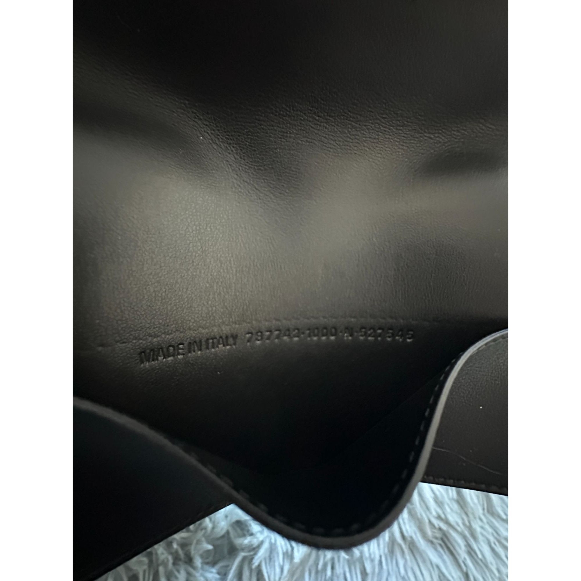 Balenciaga Balenciaga Passport Wallet (Black) Leather Passport Holder M Size ONE SIZE - 4 Thumbnail
