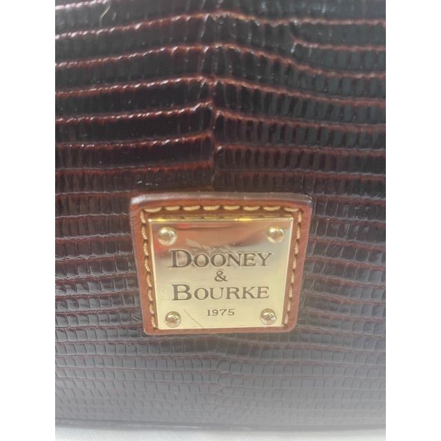 Dooney & Bourke Dooney & Bourke Embossed Lizard Hobo Shoulder Bag In Brown L Size ONE SIZE - 2 Thumbnail