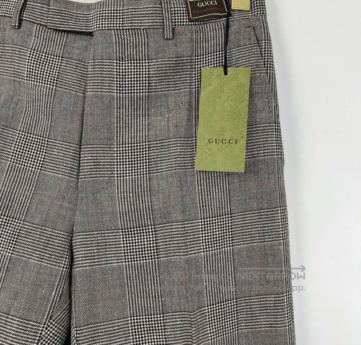 Gucci Beige Checkered Casual Pants Size 30. Size US 30 / EU 46 - 3 Thumbnail