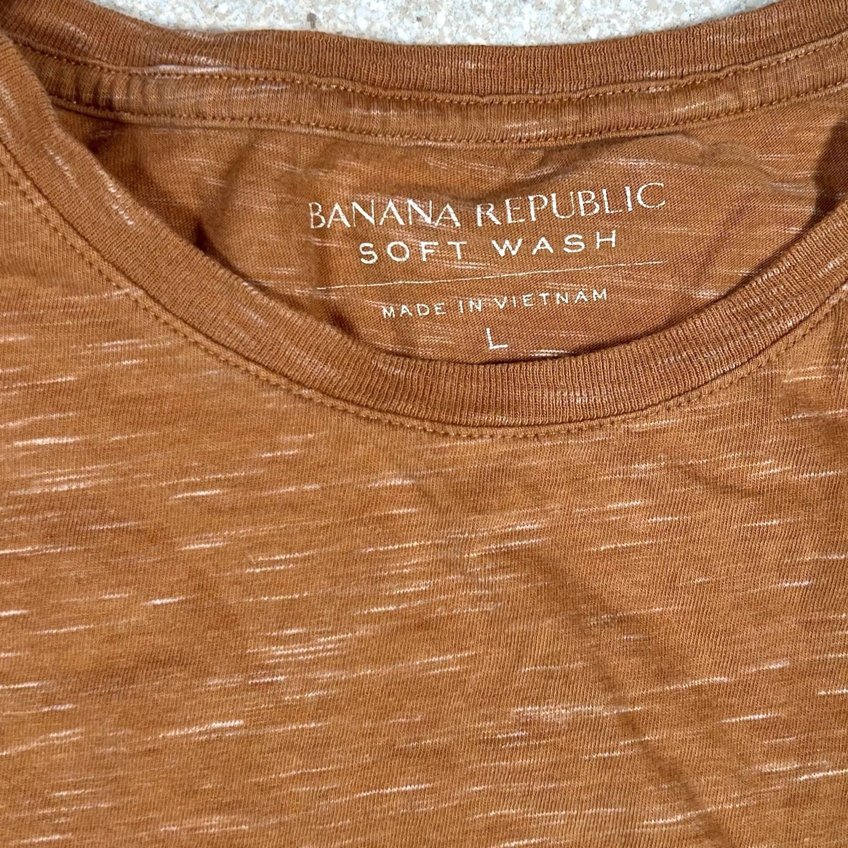 Banana Republic Banana Republic T-Shirt Orange Large Women Shirt Size L / US 10 / IT 46 - 3 Thumbnail