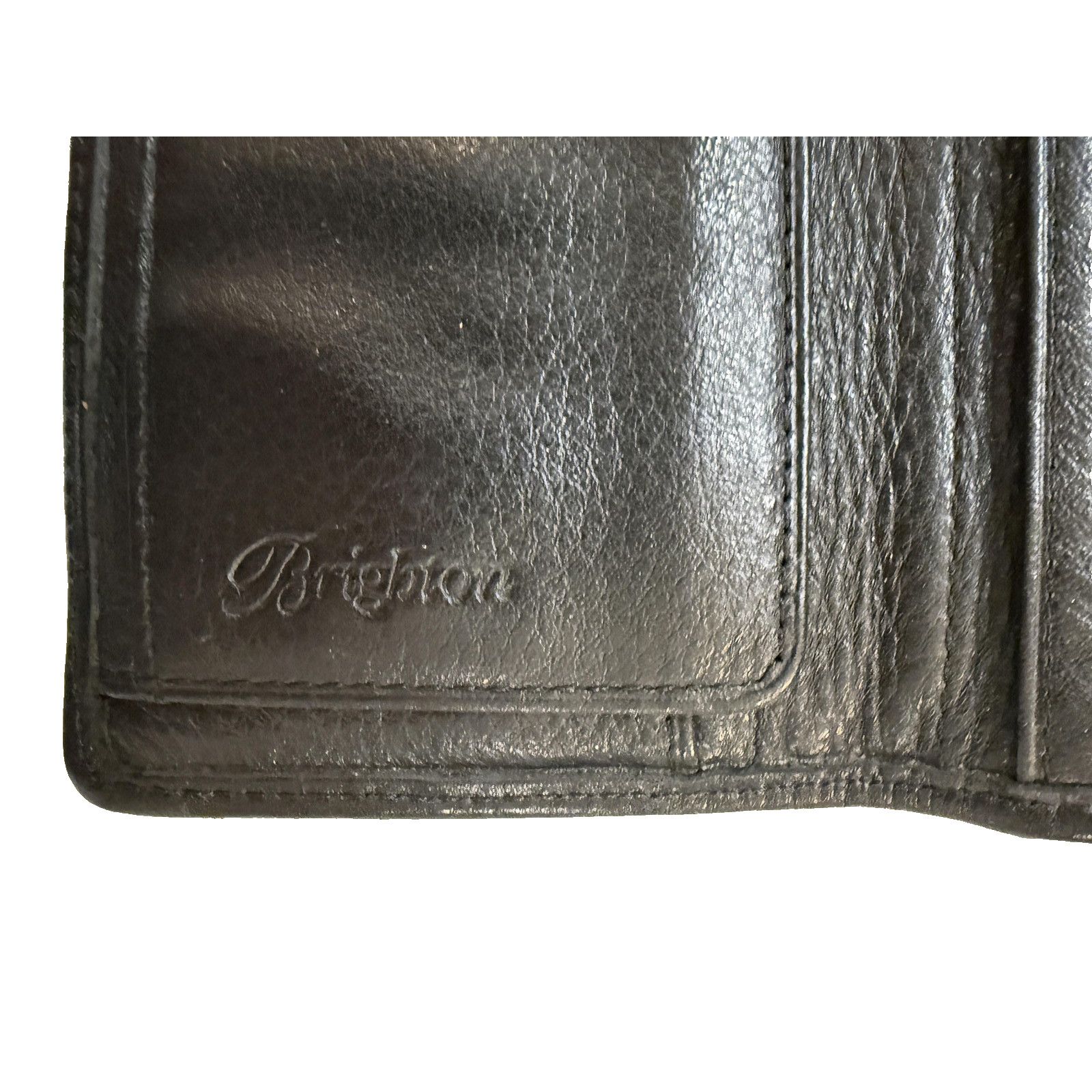 Brighton Brighton Wallet Womens Leather Snap Braided Trim Medallion Size ONE SIZE - 4 Thumbnail
