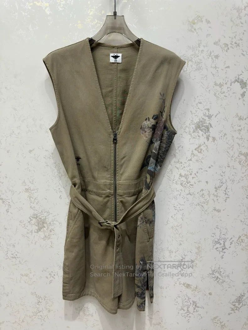 Dior Dior 22 Autumn and Winter Khaki Printed Pross Size 24" / US 00 / IT 34 - 1 Thumbnail