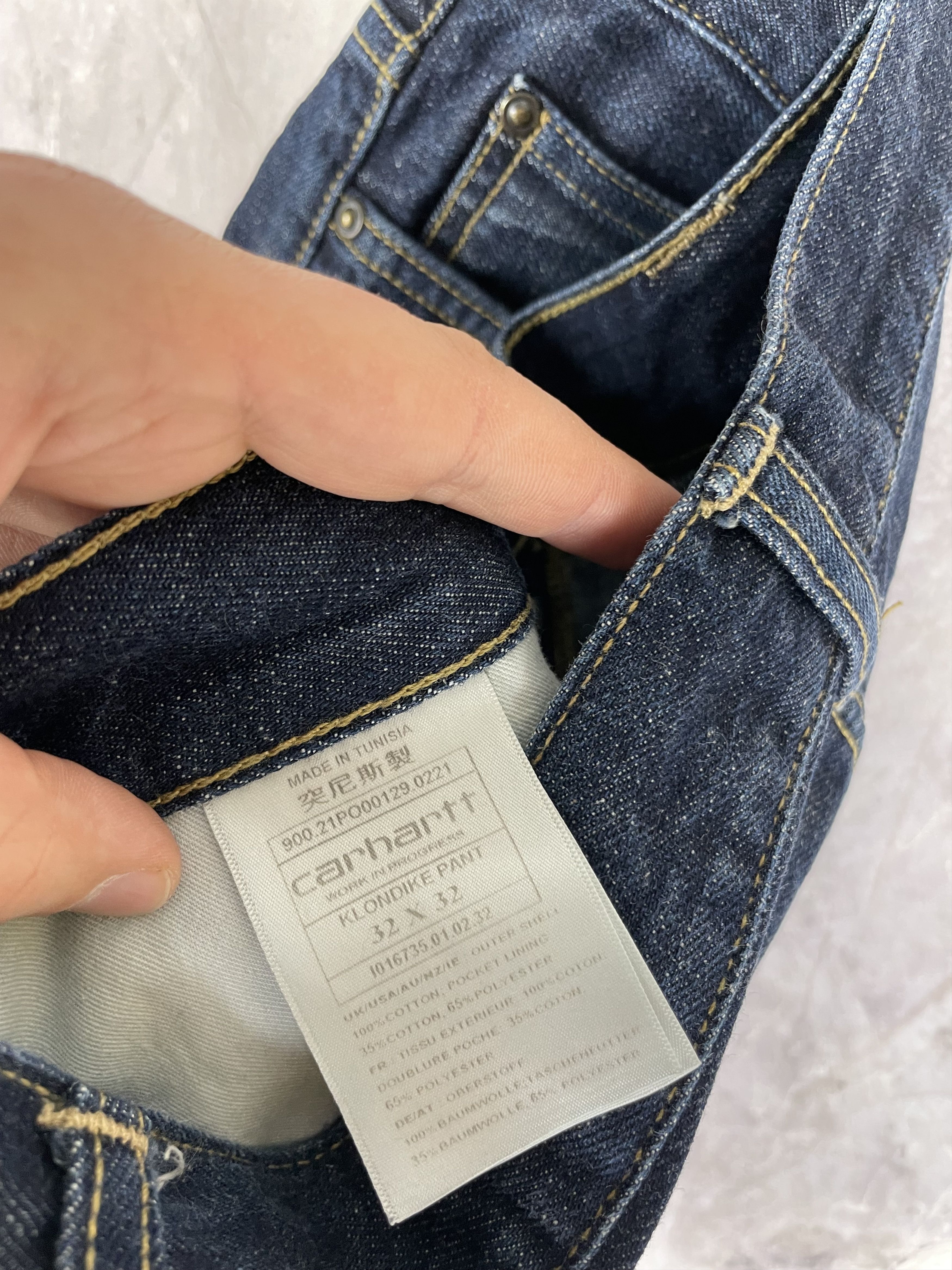 Carhartt Wip Carhartt WIP Сolondike Vintage Mens Jeans Denim Pants Size US 32 / EU 48 - 6 Thumbnail