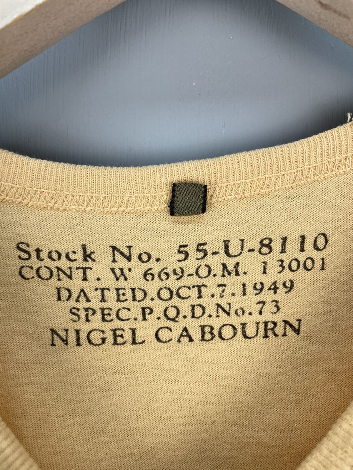 Nigel Cabourn Nigel Cabourn pocket tee Size US M / EU 48-50 / 2 - 5 Thumbnail