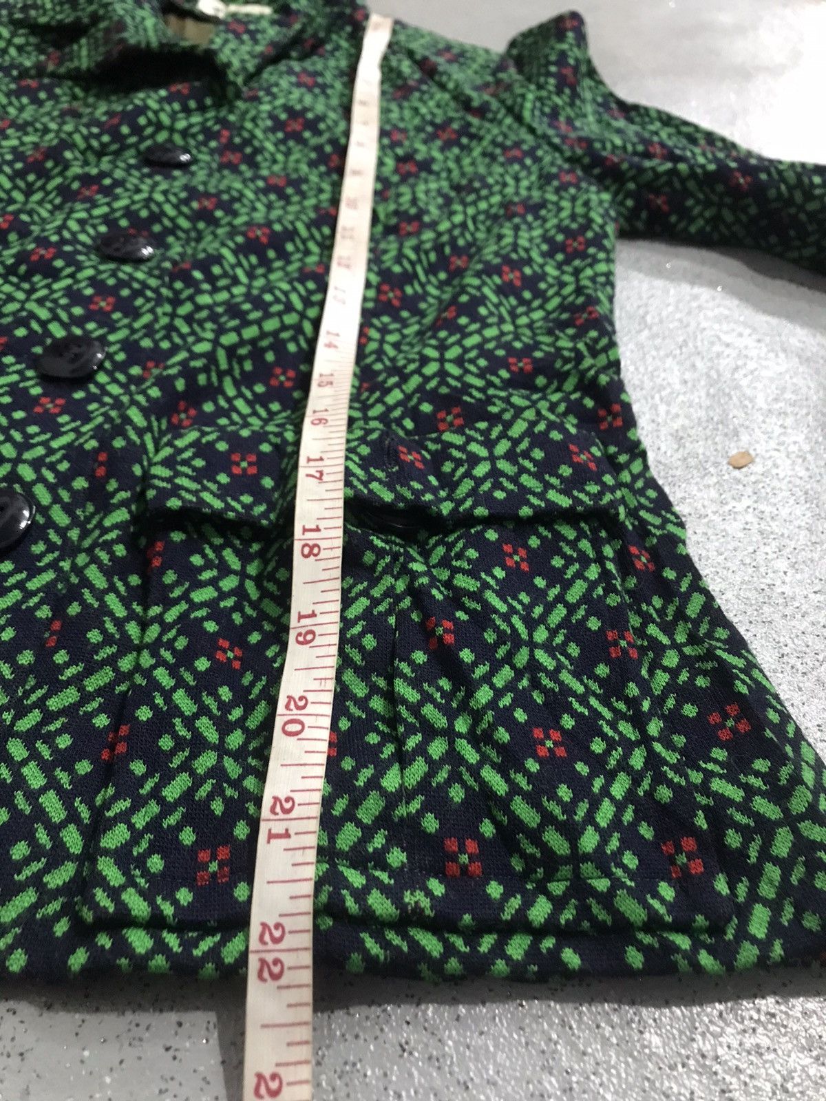 Designer × Japanese Brand × Vintage Vintage Mirsa Italy women green blazer Size S / US 4 / IT 40 - 5 Thumbnail