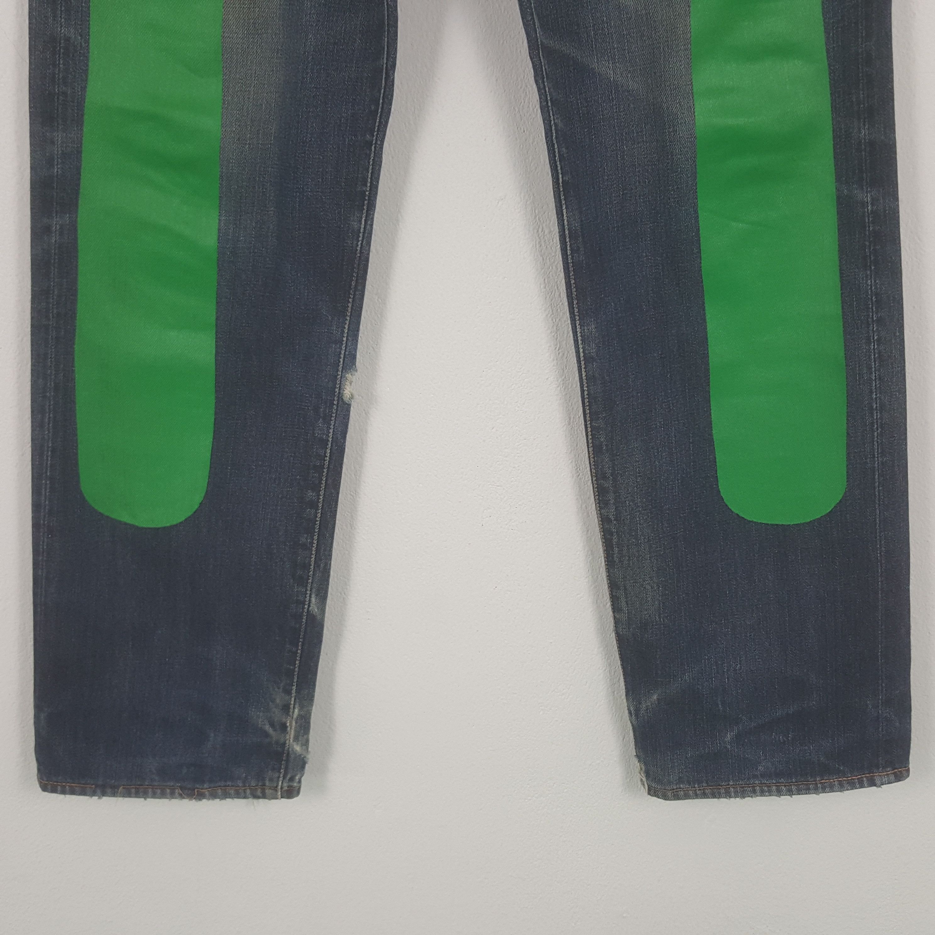 Evisu × Japanese Brand × Vintage Vintage Evisu Japanese Brand Daicock Custom Art Denim Jeans Size US 30 / EU 46 - 3 Thumbnail