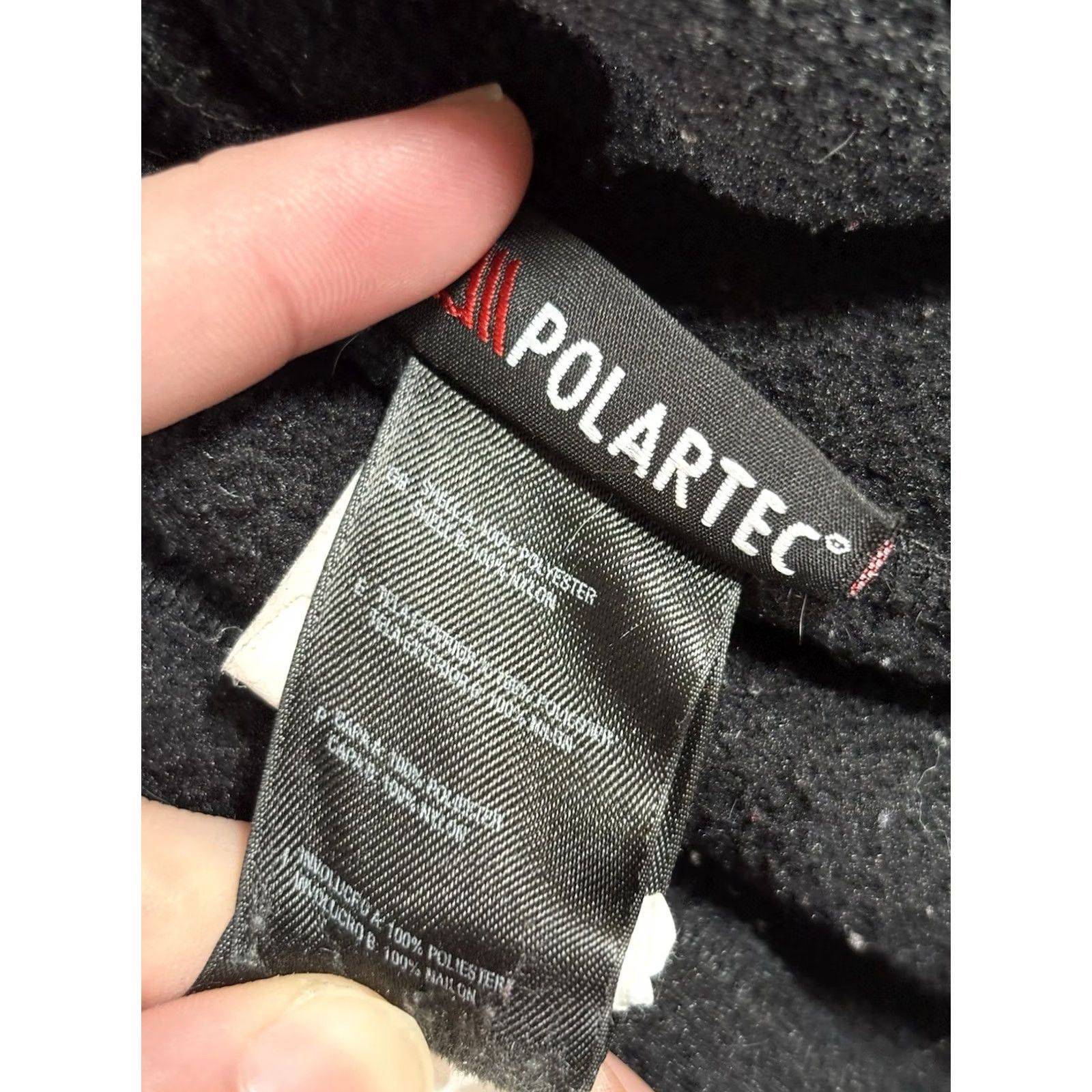 The North Face The North Face Denali Jacket Womens Large Black Full Zip Polartec Size L / US 10 / IT 46 - 3 Thumbnail