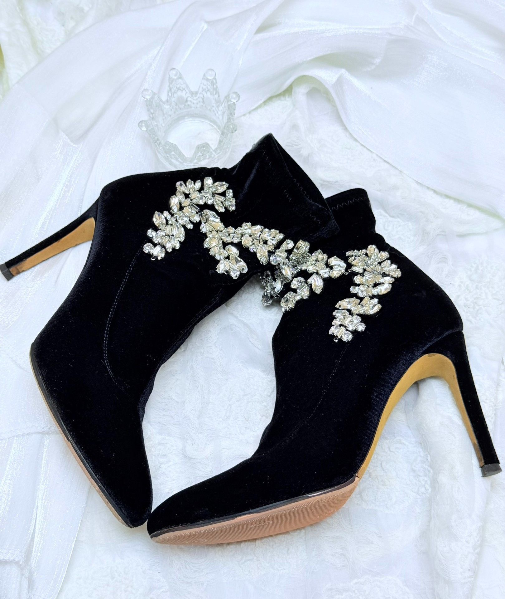 Giuseppe Zanotti Giuseppe Zanotti Velvet Boots us_5-5 Women Size US 5.5 / IT 35.5 - 1 Thumbnail