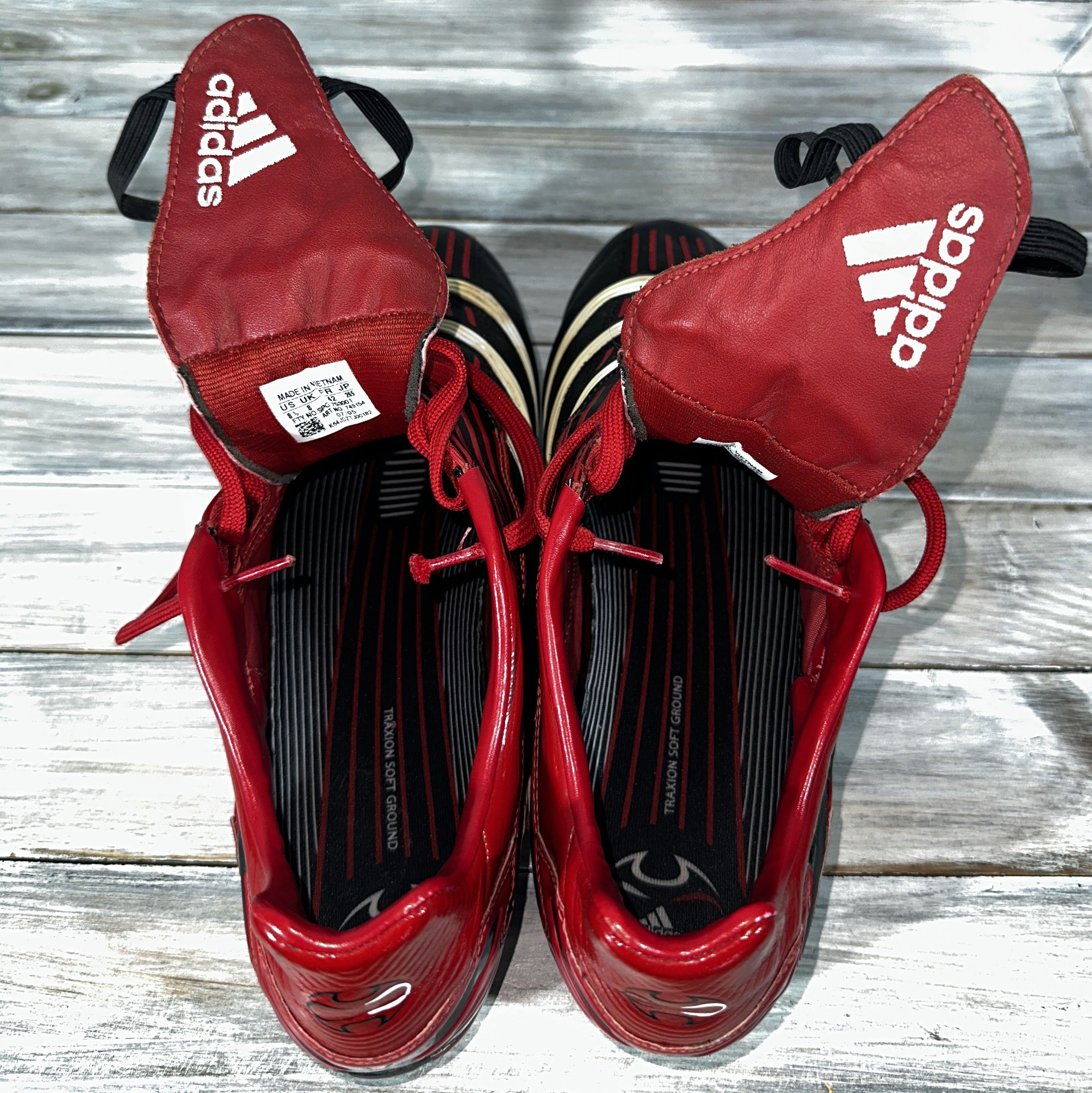 Adidas Vintage ADIDAS Predator Traxion SoftGround 2005 Cleats Boots Size US 8.5 / EU 41-42 - 10 Thumbnail