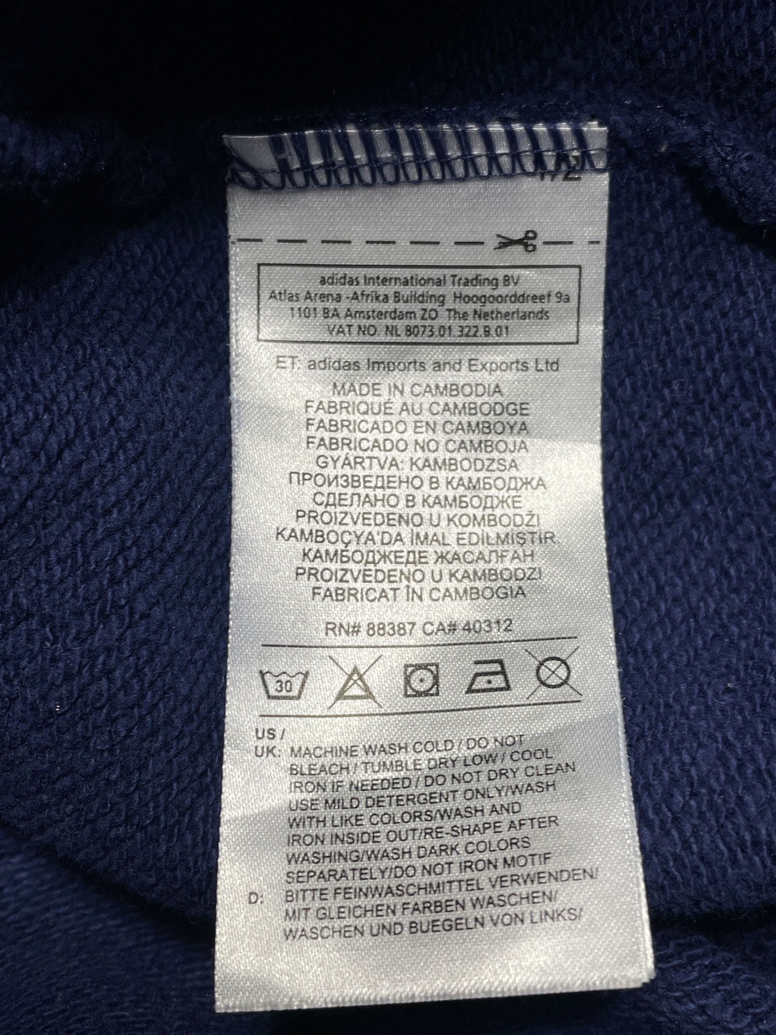 Adidas Adidas Big Logo Sweatshirt Boxy Fit Cozy Solid Size S / US 4 / IT 40 - 6 Thumbnail