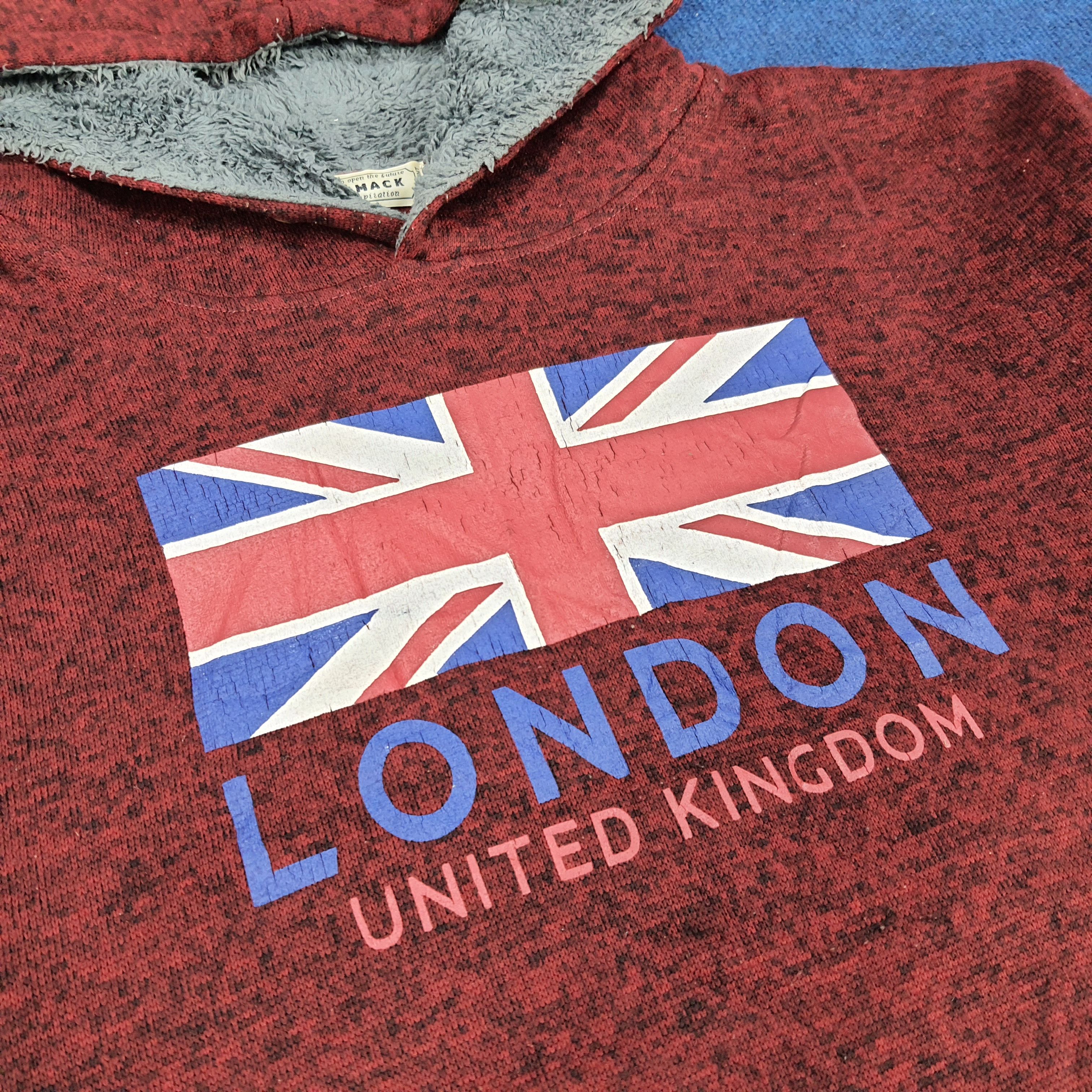 Vintage Vintage Smack London United Kingdom Flag Hoodie Size US XXL / EU 58 / 5 - 2 Thumbnail