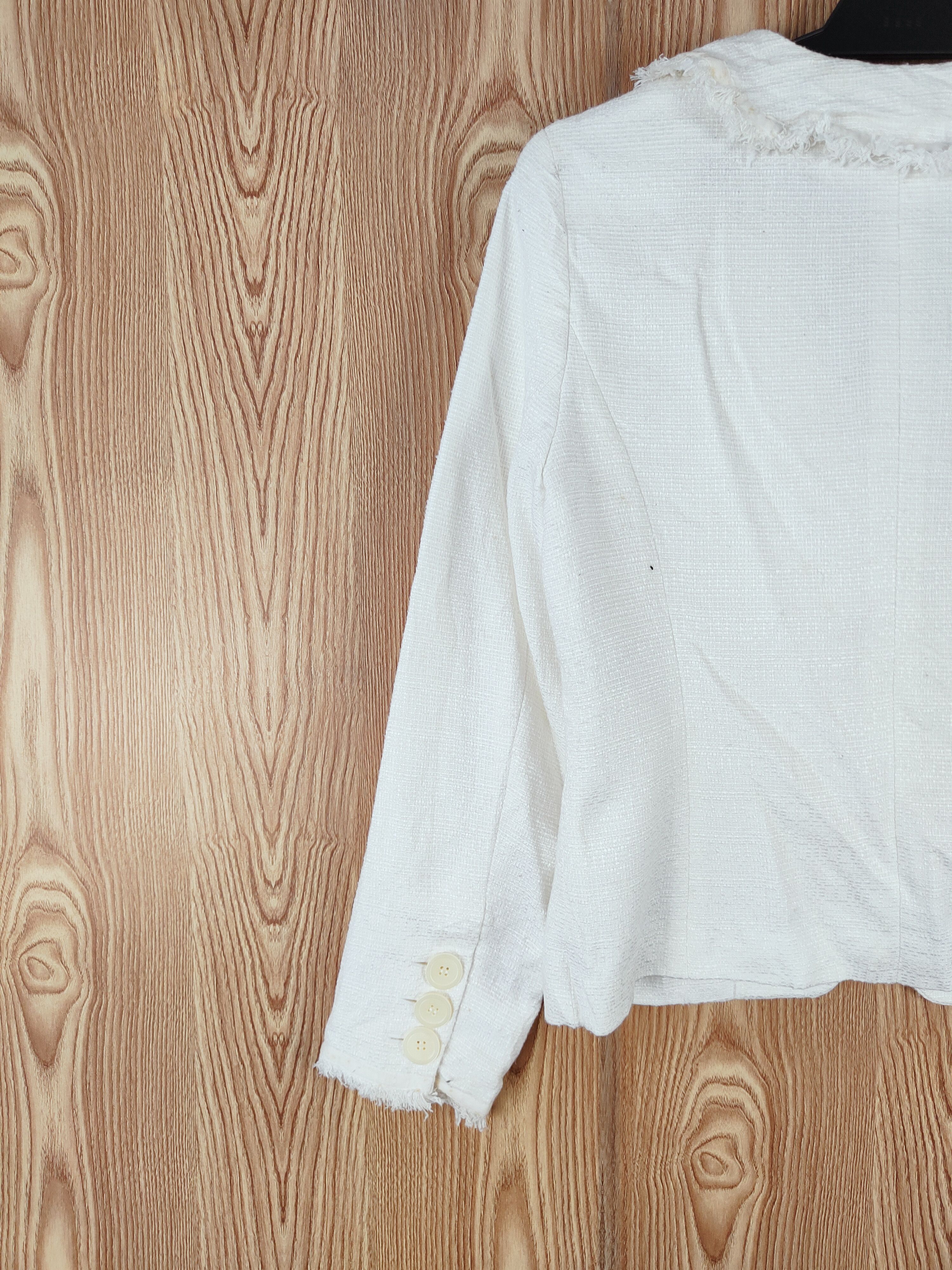 Japanese Brand × Vintage Avant Garde Fashion by Palace Garden White Jackets Size S / US 4 / IT 40 - 8 Thumbnail