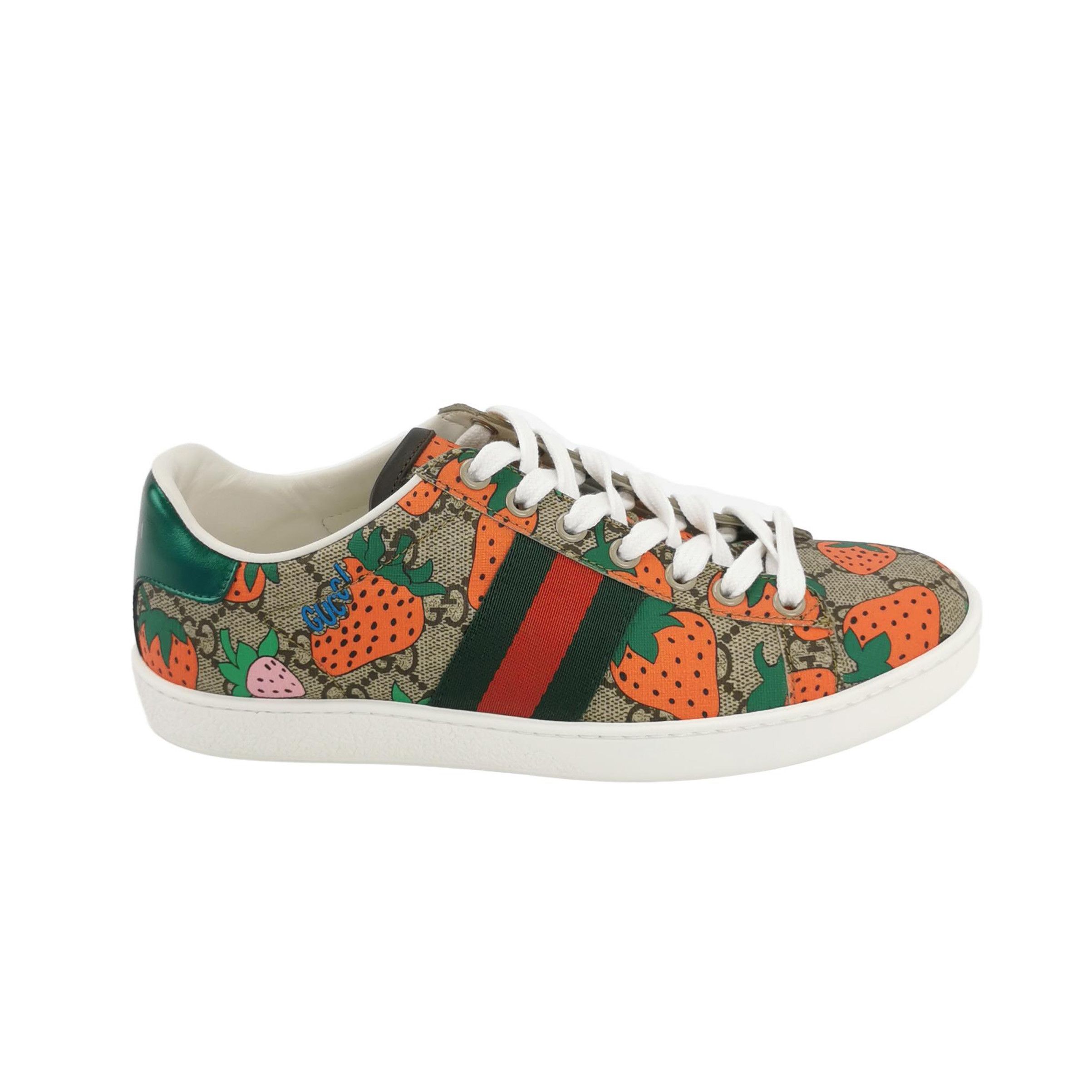 Gucci Gucci Women 6-5 Lowtop Sneakers Size US 6.5 / IT 36.5 - 1 Thumbnail