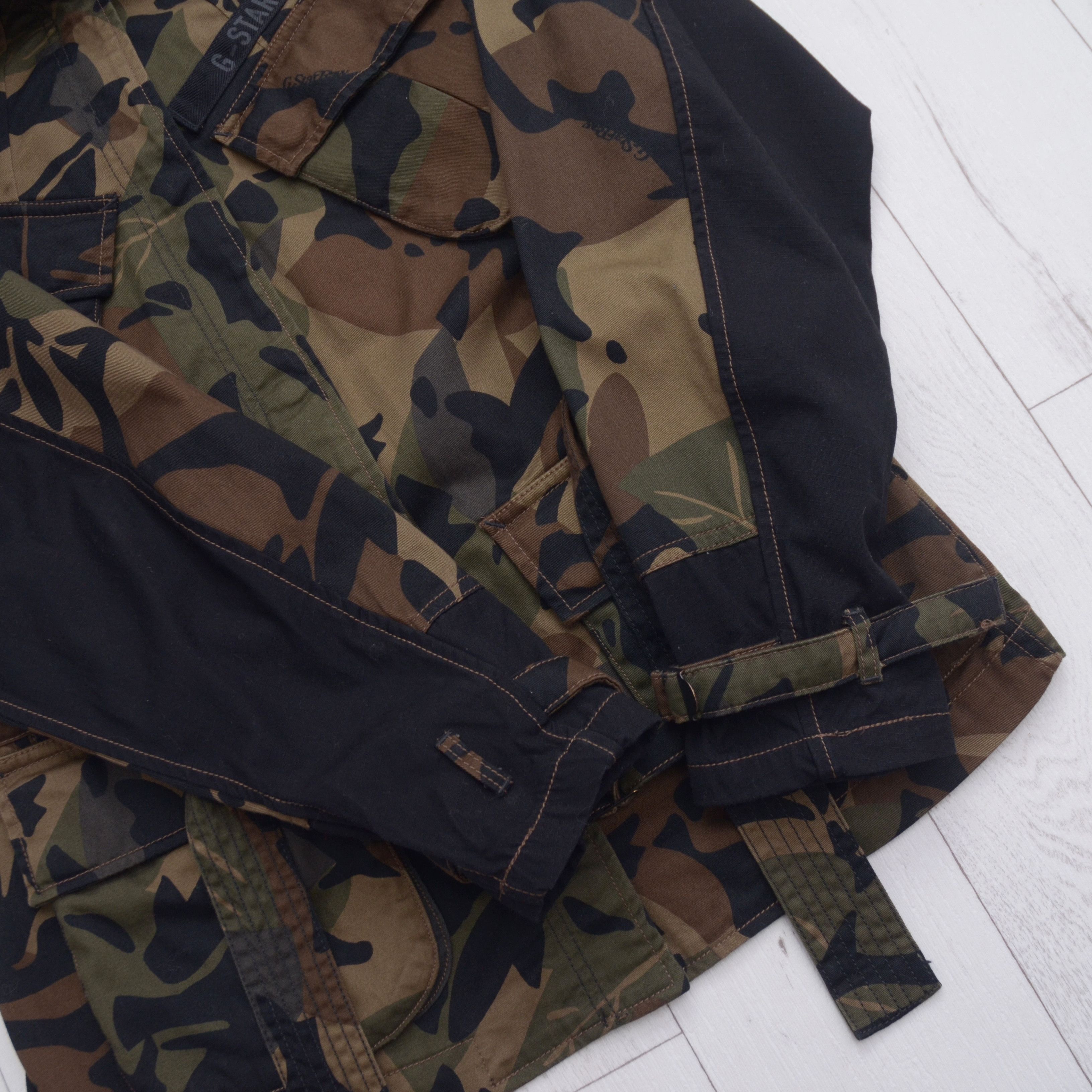 G-Star G-Star Raw Chisel Belted Field Jacket Camo Coat Militari Y2K Size S / US 4 / IT 40 - 7 Thumbnail