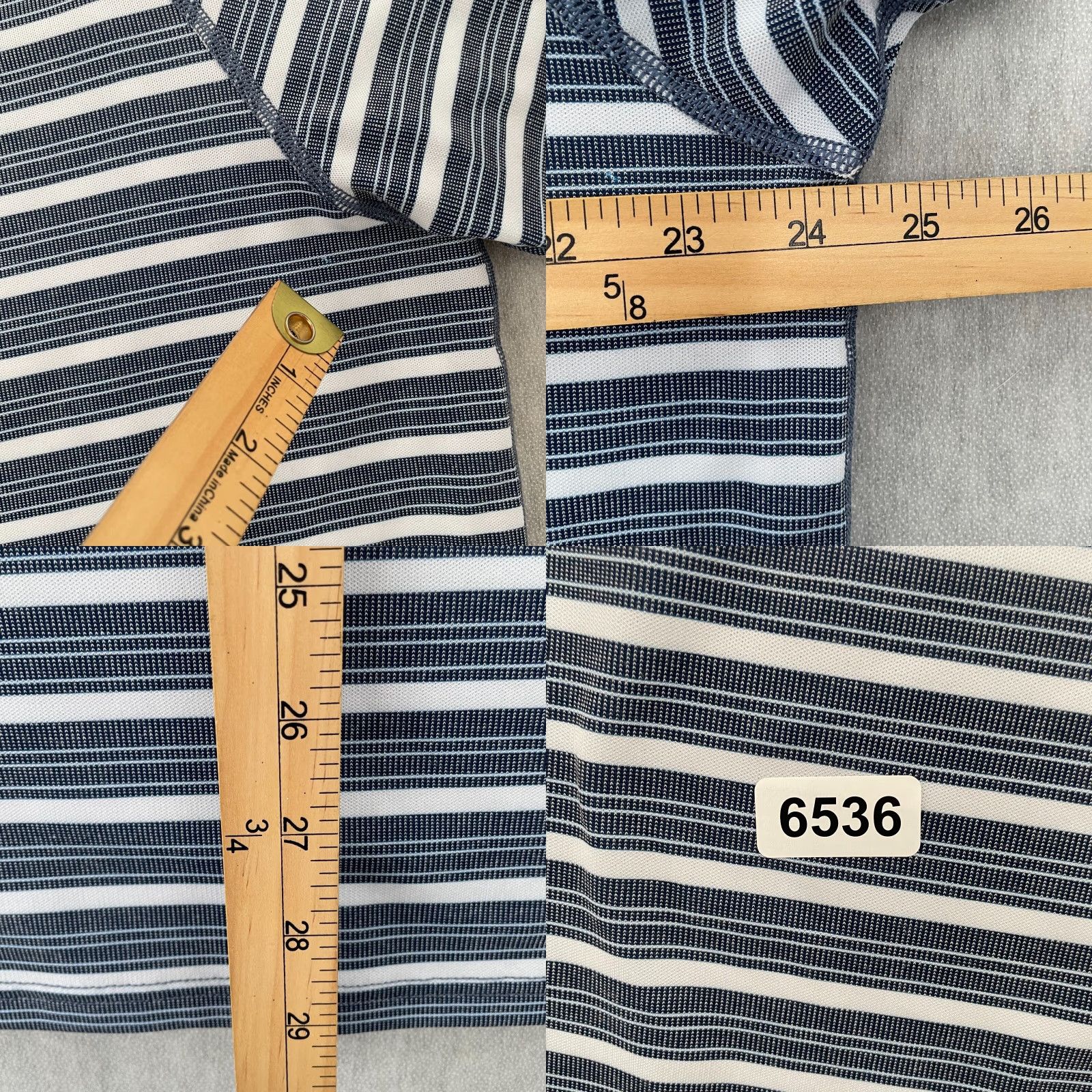 Rhone Rhone Commuter Shirt 2XL Blue Polo Striped Active Logo Mens XXL Adult Size US XXL / EU 58 / 5 - 8 Thumbnail