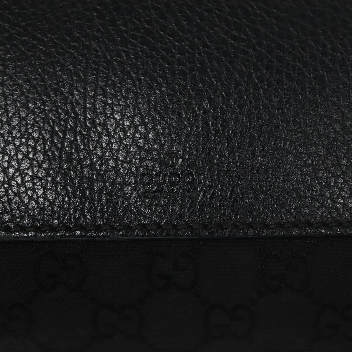 Gucci GUCCI GG Canvas Tote Bag Outlet Black Silver Size ONE SIZE - 15 Thumbnail