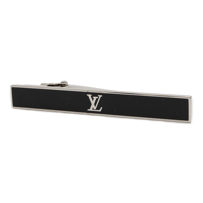 Louis Vuitton LV Award Tie Pin Black Metal & Enamel