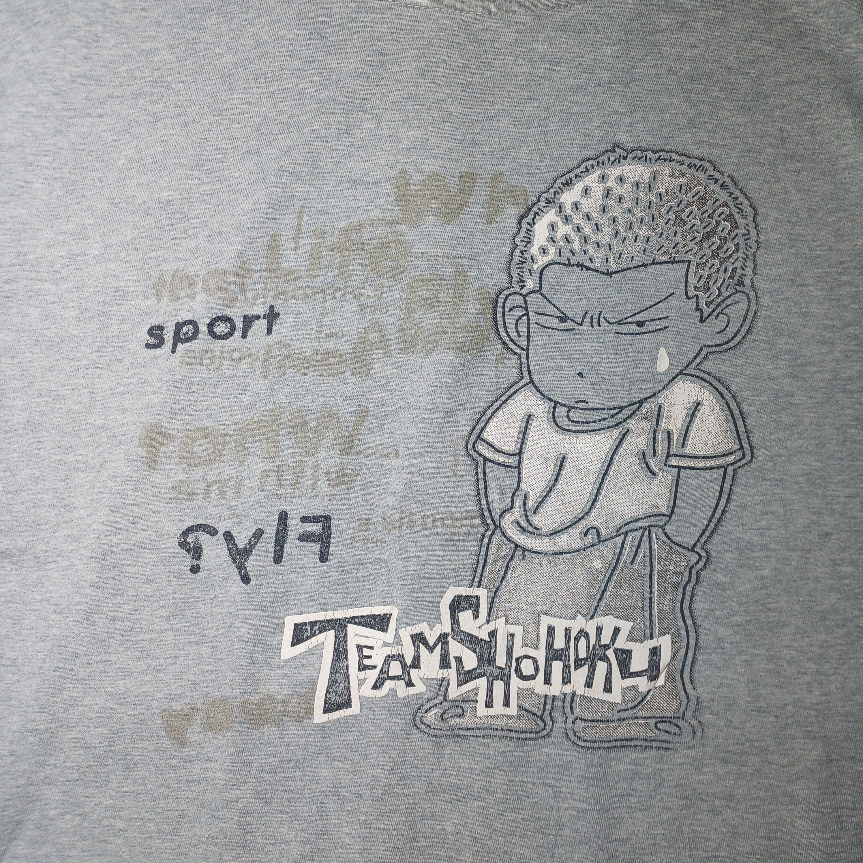 Anime Slam Dunk Sakuragi Shohoku Tee - Interflow (Y2K) Size US L / EU 52-54 / 3 - 4 Thumbnail