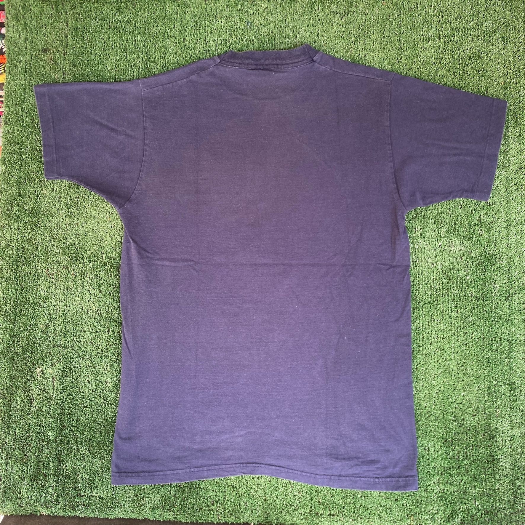 Fruit Of The Loom Vintage 90s Humpback Whale Shirt Ocean Nature Animal Tee Size US M / EU 48-50 / 2 - 7 Thumbnail