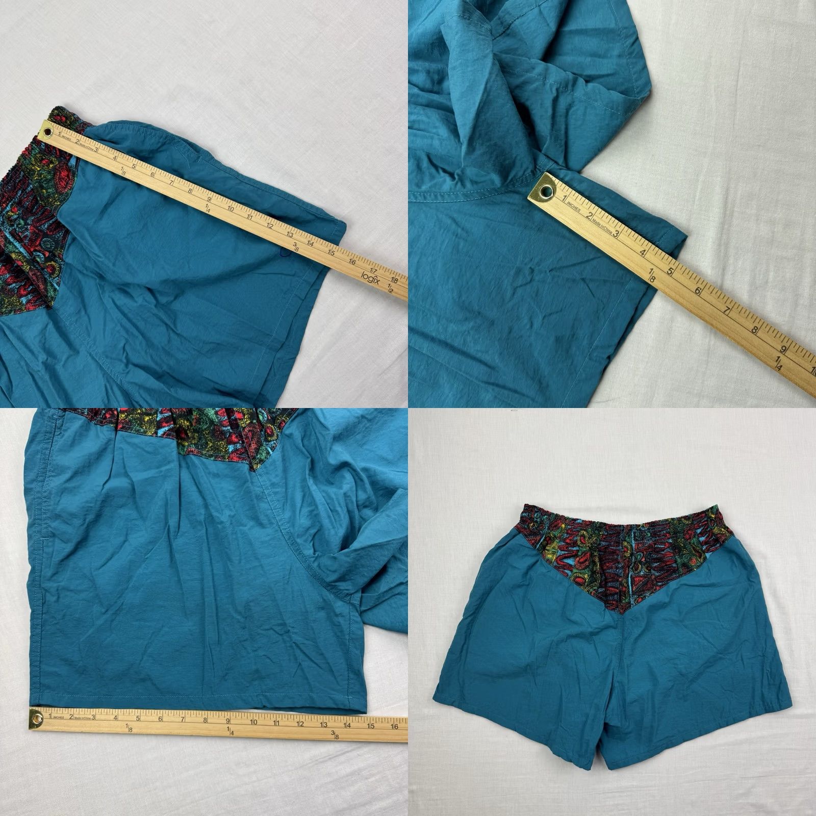 Ocean Pacific VINTAGE Ocean Pacific Trunks Adult XL Beach Swimming Tribal Abstract 90s Blue Mens Size US 36 / EU 52 - 8 Thumbnail