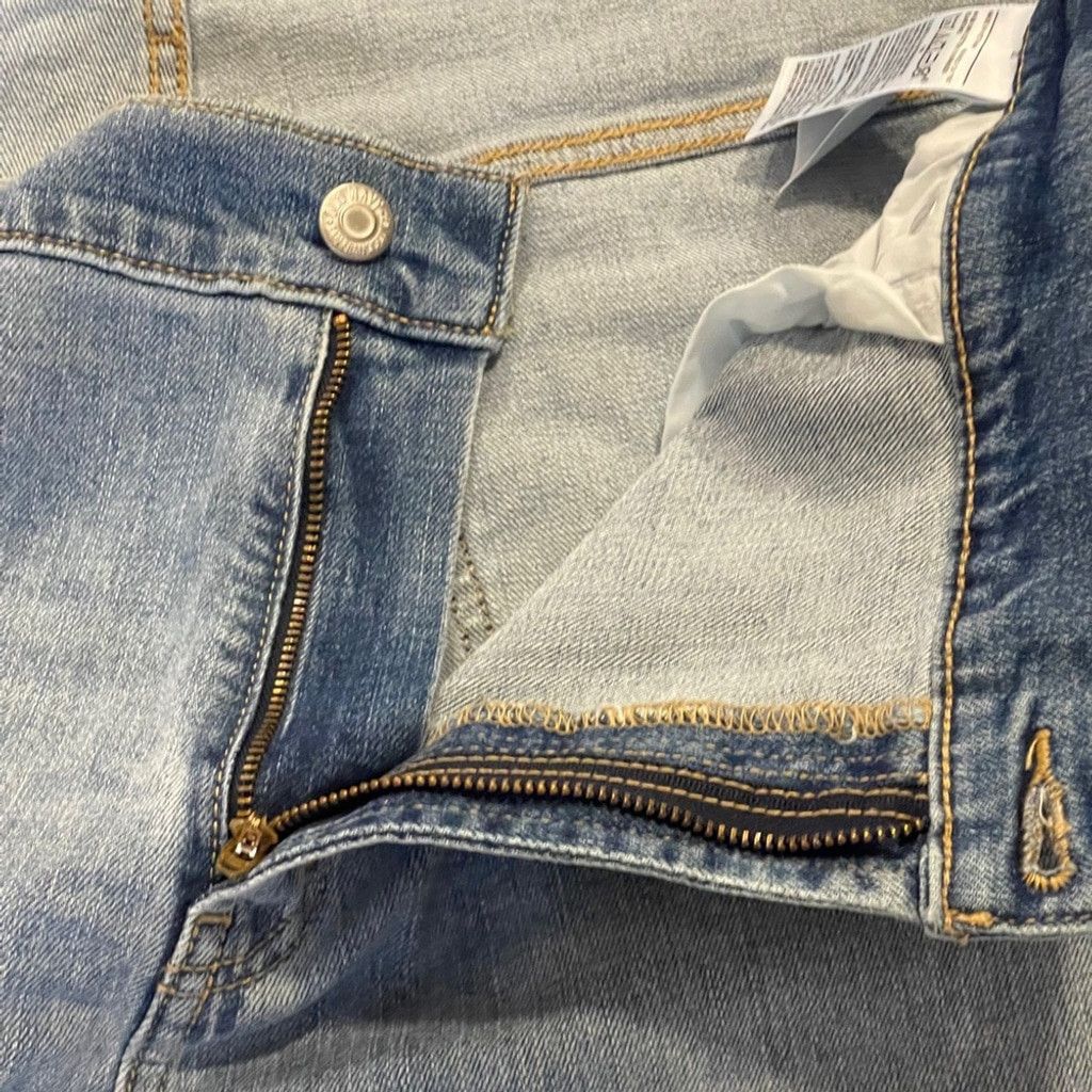 Old Navy Old Navy Mid-Rise BF Straight Cut-Off Ankle Jeans Light 20 Size 42" / US 20 - 11 Thumbnail