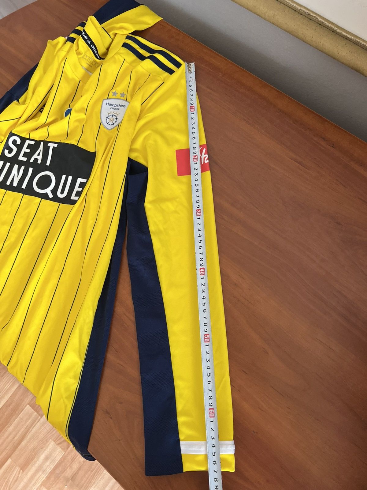 Adidas 2020 HAMPSHIRE CRICKET T20 VITALITY BLAST GAME JERSEY SHIRT Size US L / EU 52-54 / 3 - 21 Thumbnail