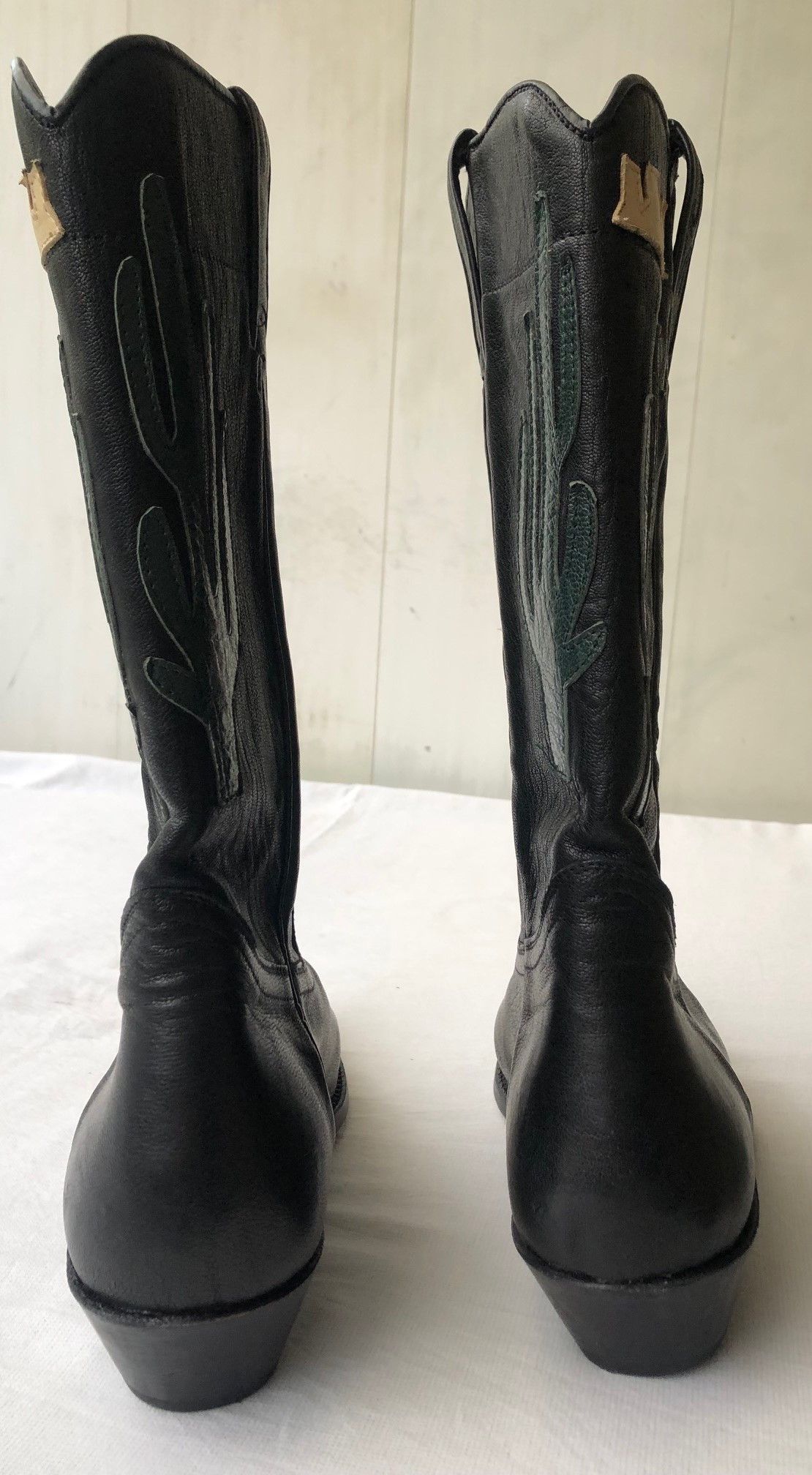 Other Tony Mora 1763 Black Smooth Leather Embroided Western Size US 10 / EU 43 - 5 Thumbnail