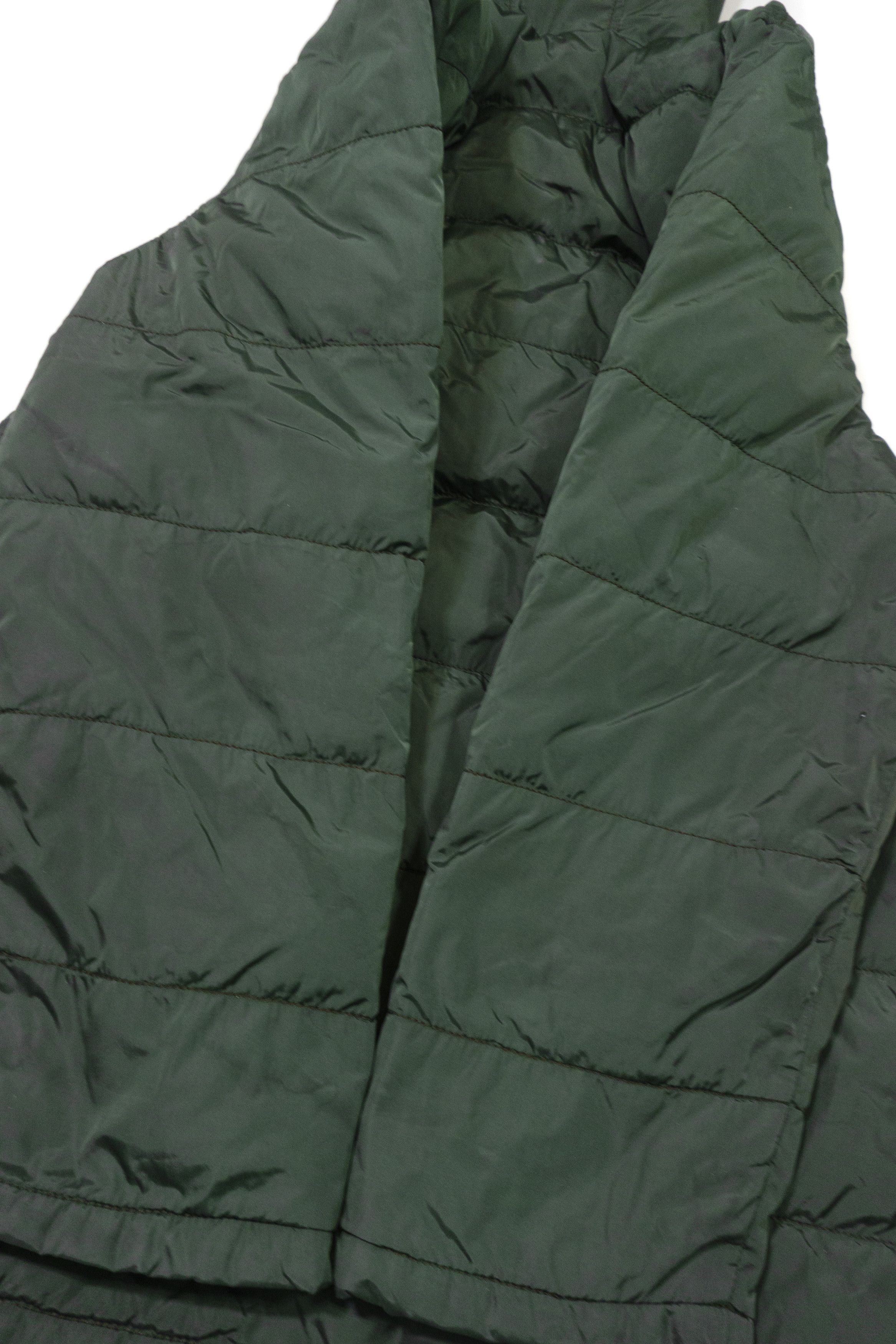 Prada 00s Quilted Nylon Down Beaver Fur Trim Parka Jacket Archive Size L / US 10 / IT 46 - 6 Thumbnail
