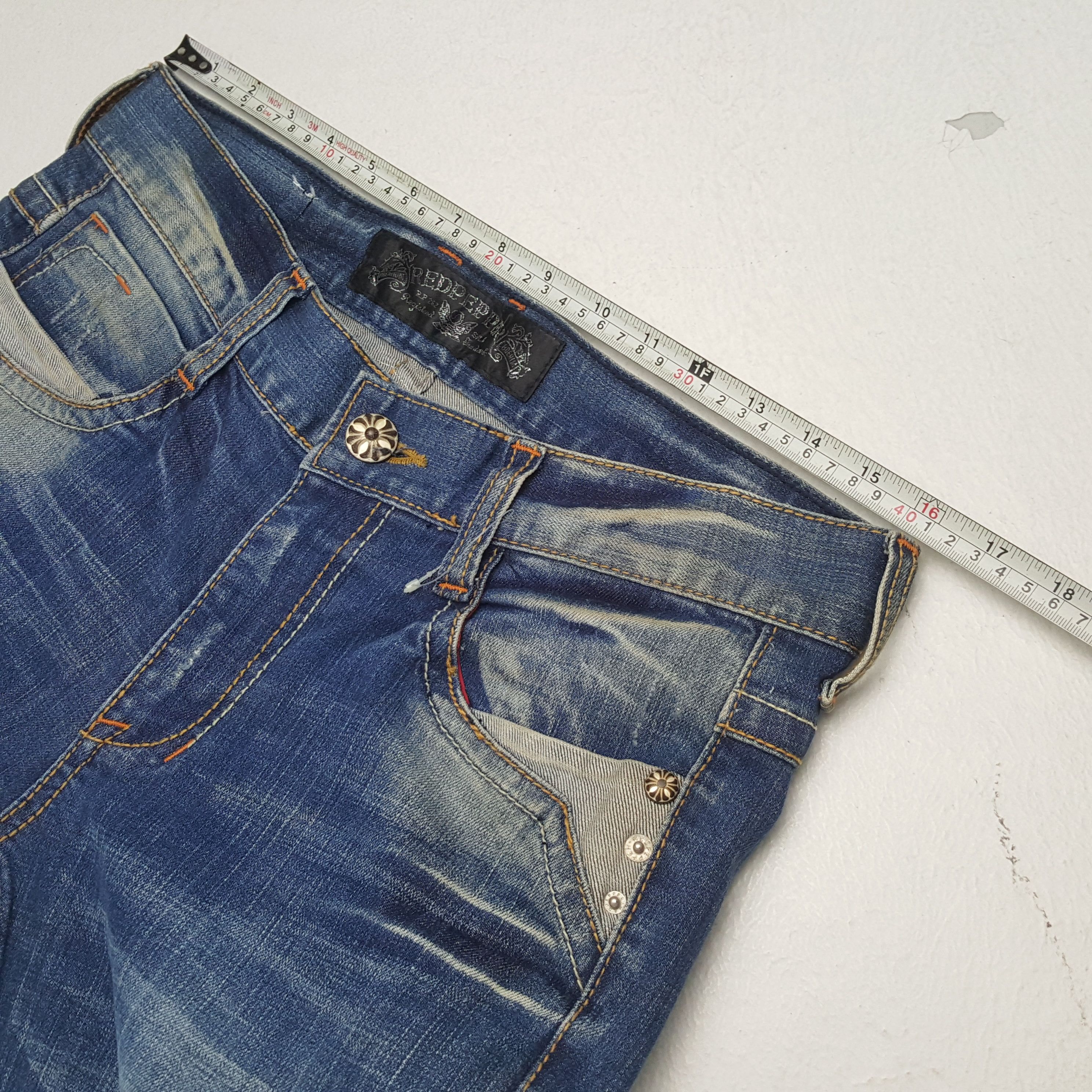 Vintage RED PEPPER Fashion Streetwear Style Jeans Size US 32 / EU 48 - 7 Thumbnail