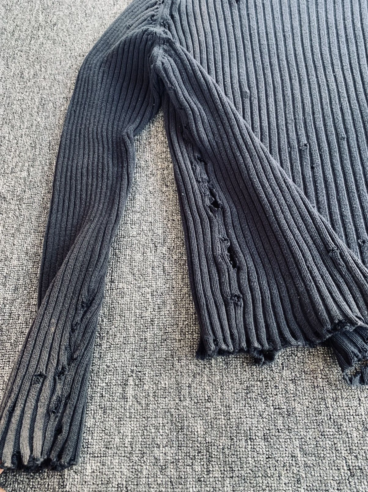 Vintage Rare Undefined Distressed Crazy Sick Stripe Black Sunfaded Size US M / EU 48-50 / 2 - 7 Thumbnail