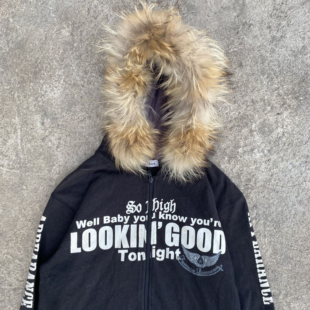 Y2k style LGB fur zip hoodie