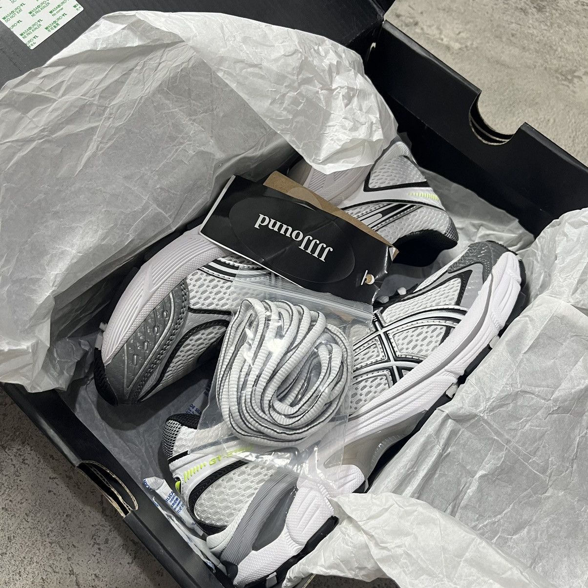 Asics × JJJJound Asics GT-2160 JJJJound - White Size US 6.5 / IT 36.5 - 6 Thumbnail
