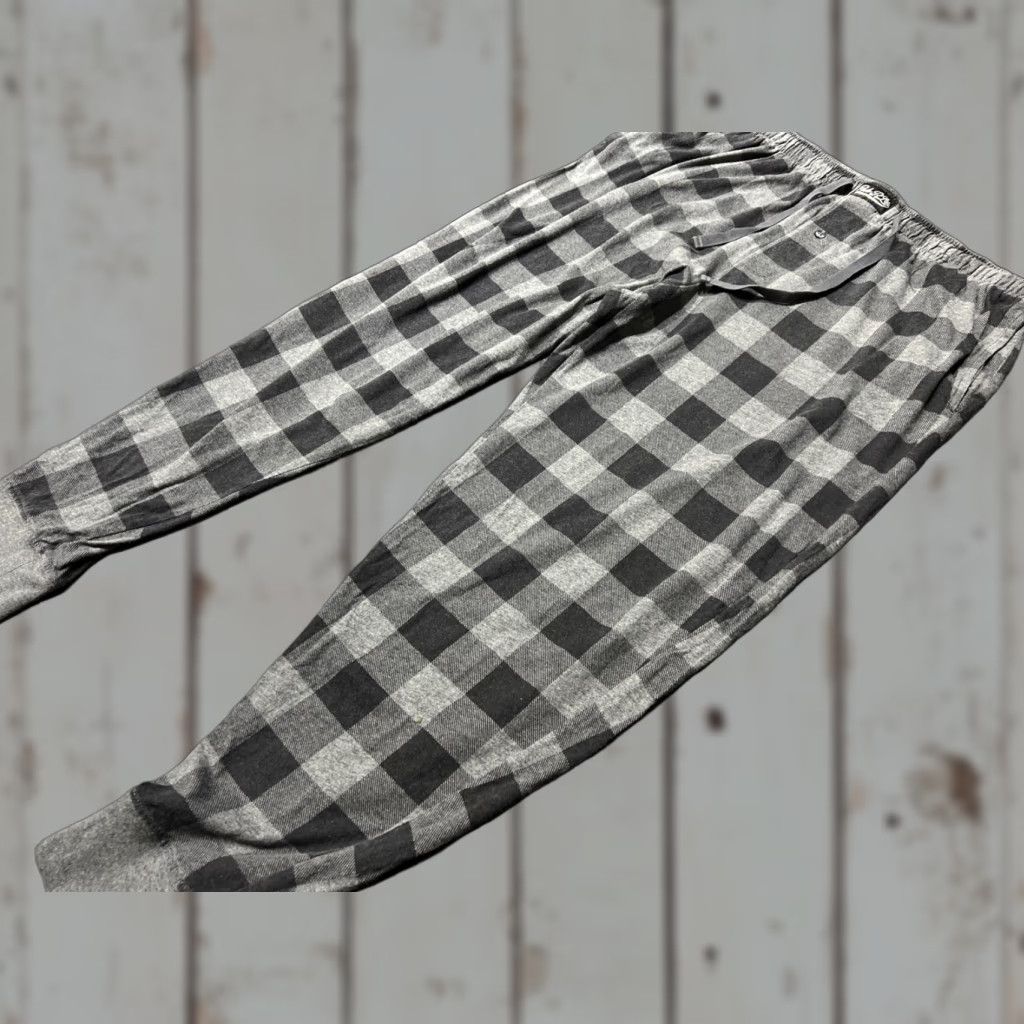 Polo Ralph Lauren Polo Ralph Lauren Sleepwear Pajama Pants Mens XL Gray Plaid Flannel Drawstring Pocket 100% Cotton Adult Regular Men Size US XL / EU 56 / 4 - 1 Thumbnail