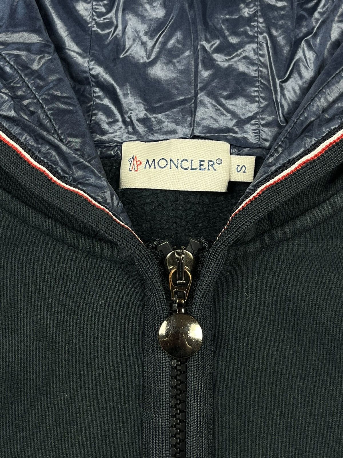 Moncler Moncler Maglia Cardigan Vintage Faded Blue Zip Hoodie women Size S / US 4 / IT 40 - 5 Thumbnail
