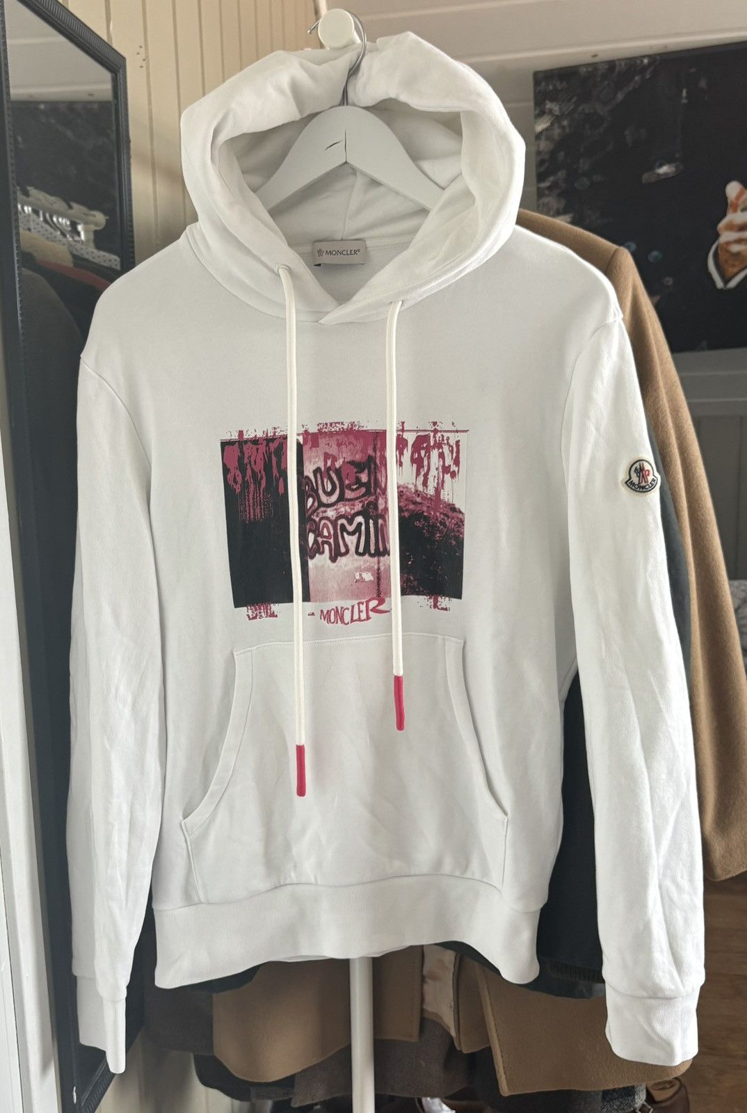 Moncler Moncler Maglia Girocollo Hoodie Size US S / EU 44-46 / 1 - 1 Thumbnail