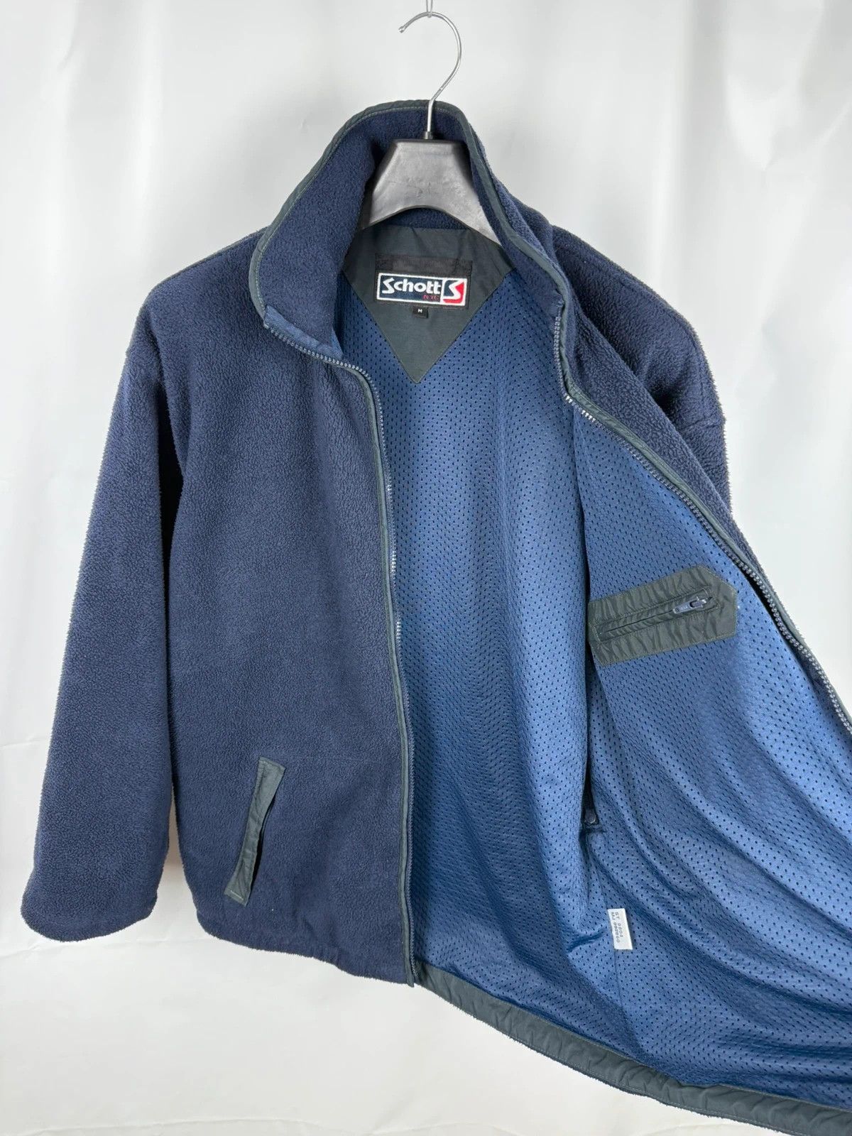 Schott Schott Nyc Vintage Fleece Jacket Men size M Size US M / EU 48-50 / 2 - 15 Thumbnail