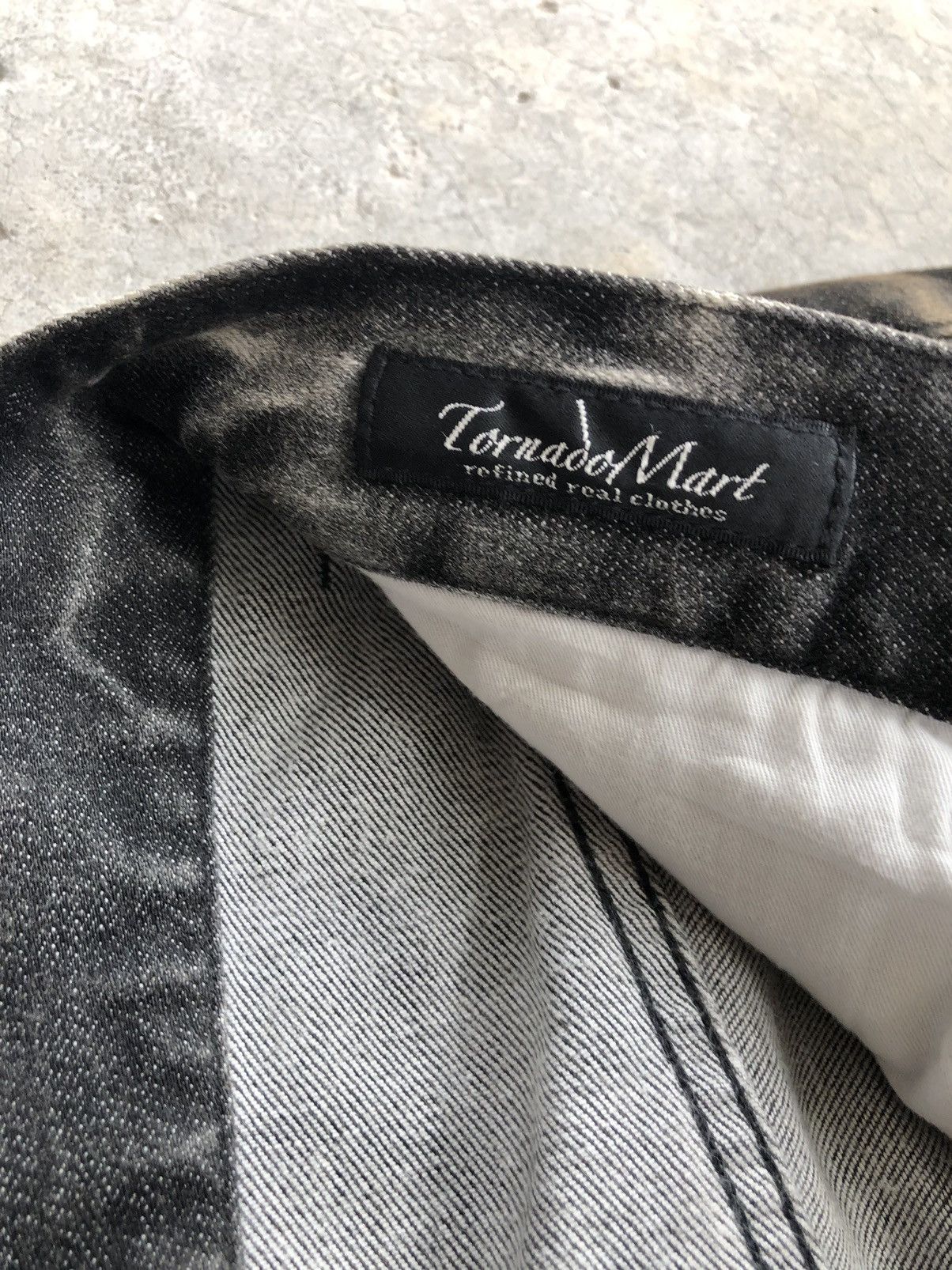 Tornado Mart Japanese Tornado Mart Mini Flare Distressed Jeans Size US 30 / EU 46 - 16 Thumbnail