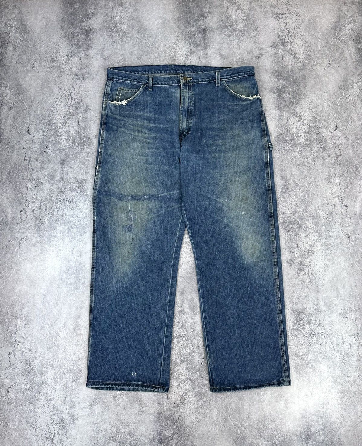 Dickies Vintage Dickies USA Denim Carpenter Baggy Y2K Work Pants Size US 40 / EU 56 - 2 Thumbnail