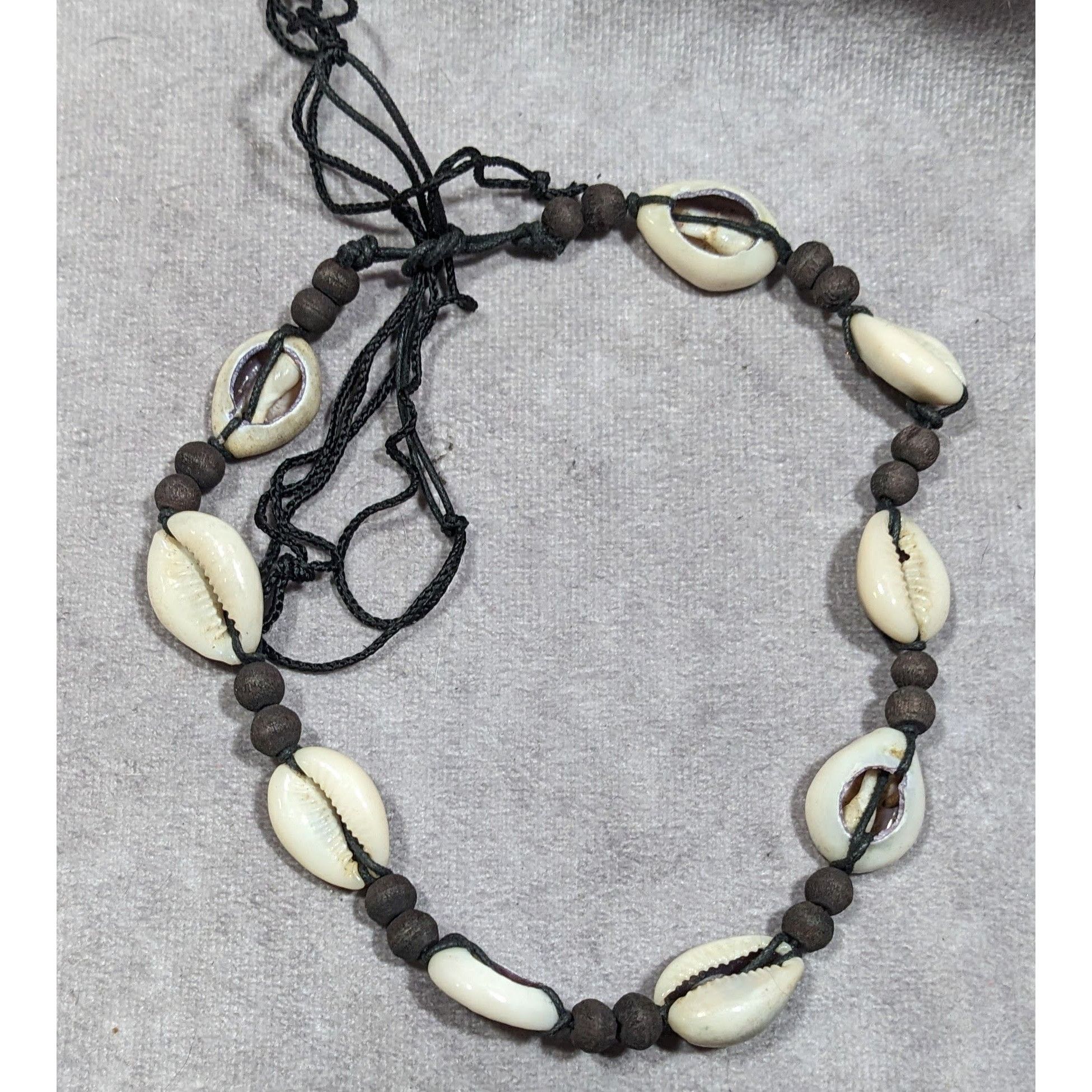 Other Vintage 90s Handmade Cowrie Shell Tie On Necklace Size ONE SIZE - 6 Thumbnail