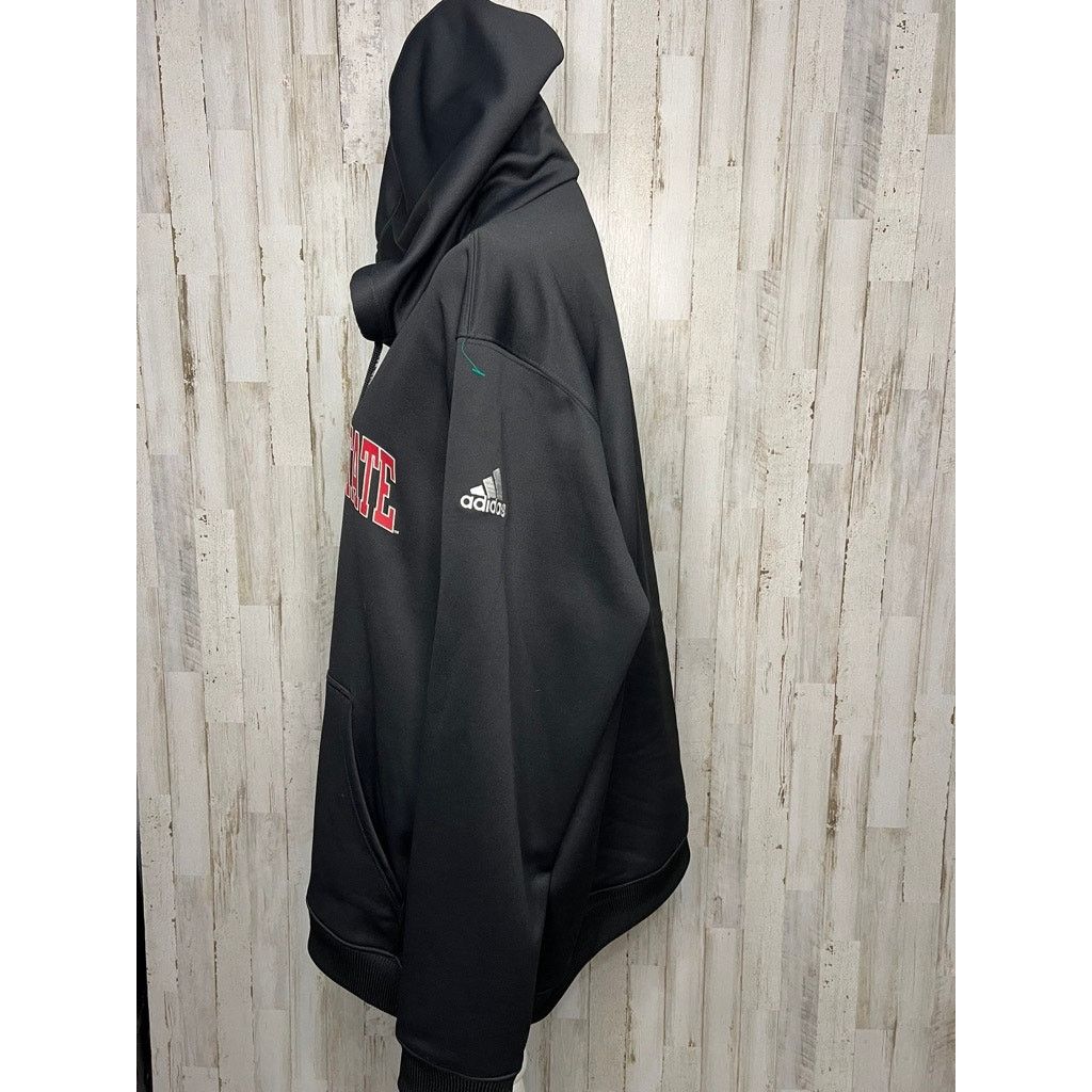 Adidas NWT Arkansas State Red Wolves Adidas Men's 2XL Black Hoodie Size US XXL / EU 58 / 5 - 4 Thumbnail